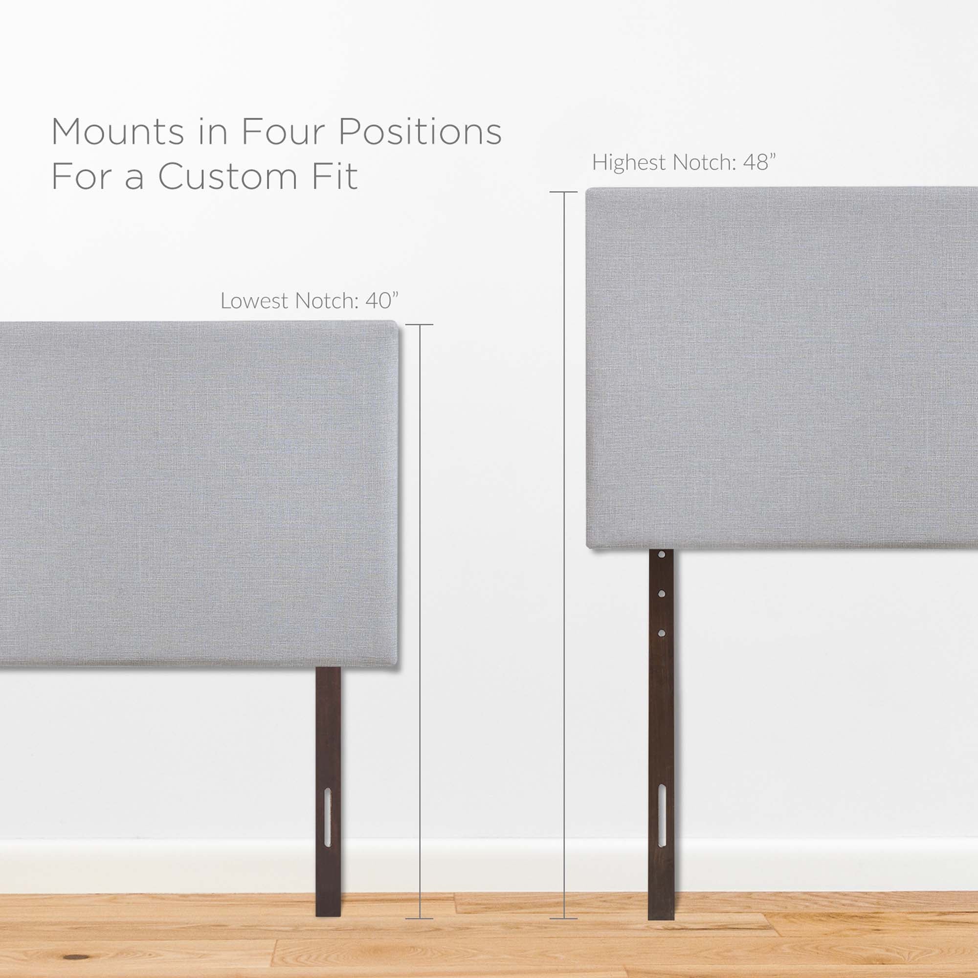 Region Upholstered Fabric Headboard