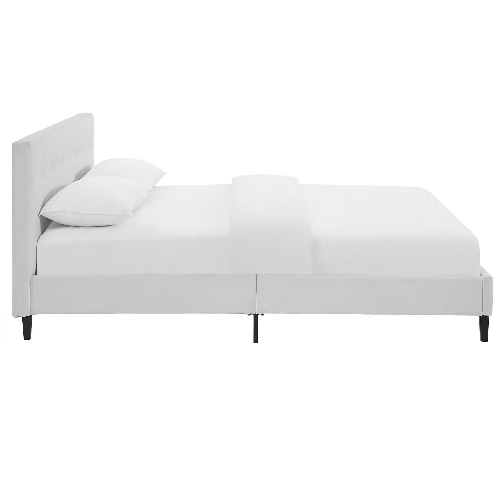 Linnea Faux Leather Bed-Bed-Modway-Wall2Wall Furnishings