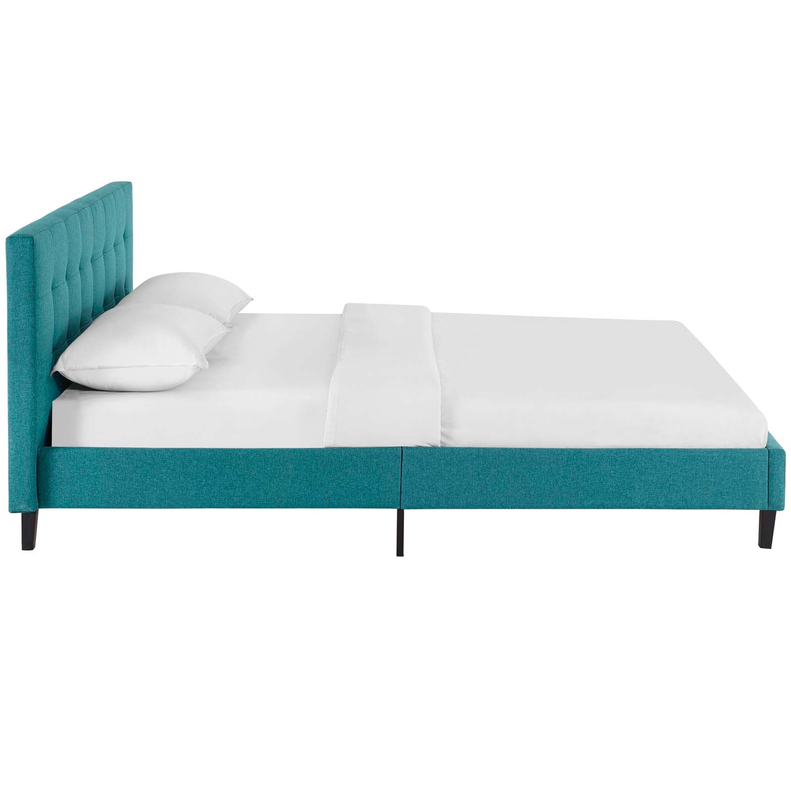 Linnea Fabric Bed-Bed-Modway-Wall2Wall Furnishings