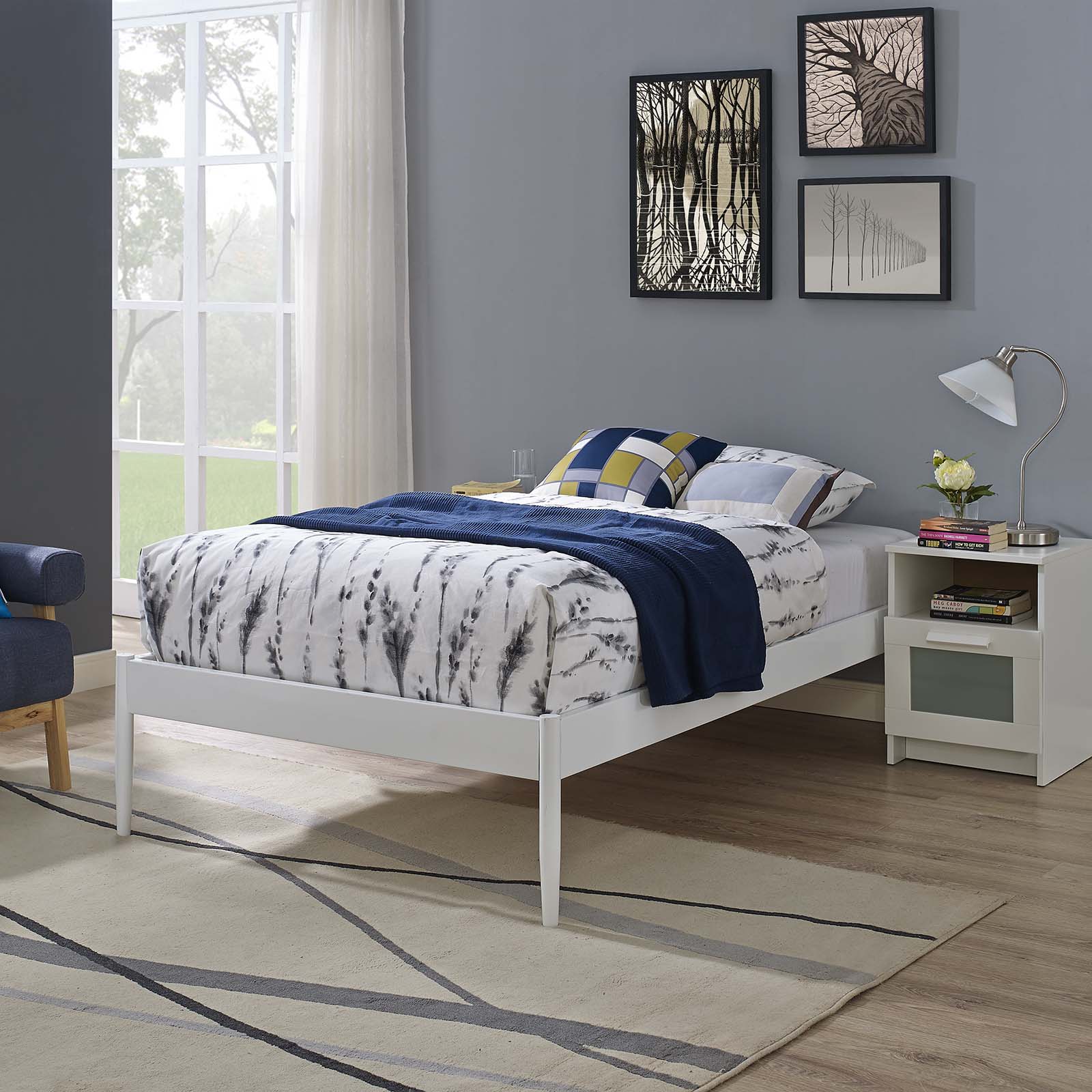 Elsie Bed Frame-Bed-Modway-Wall2Wall Furnishings