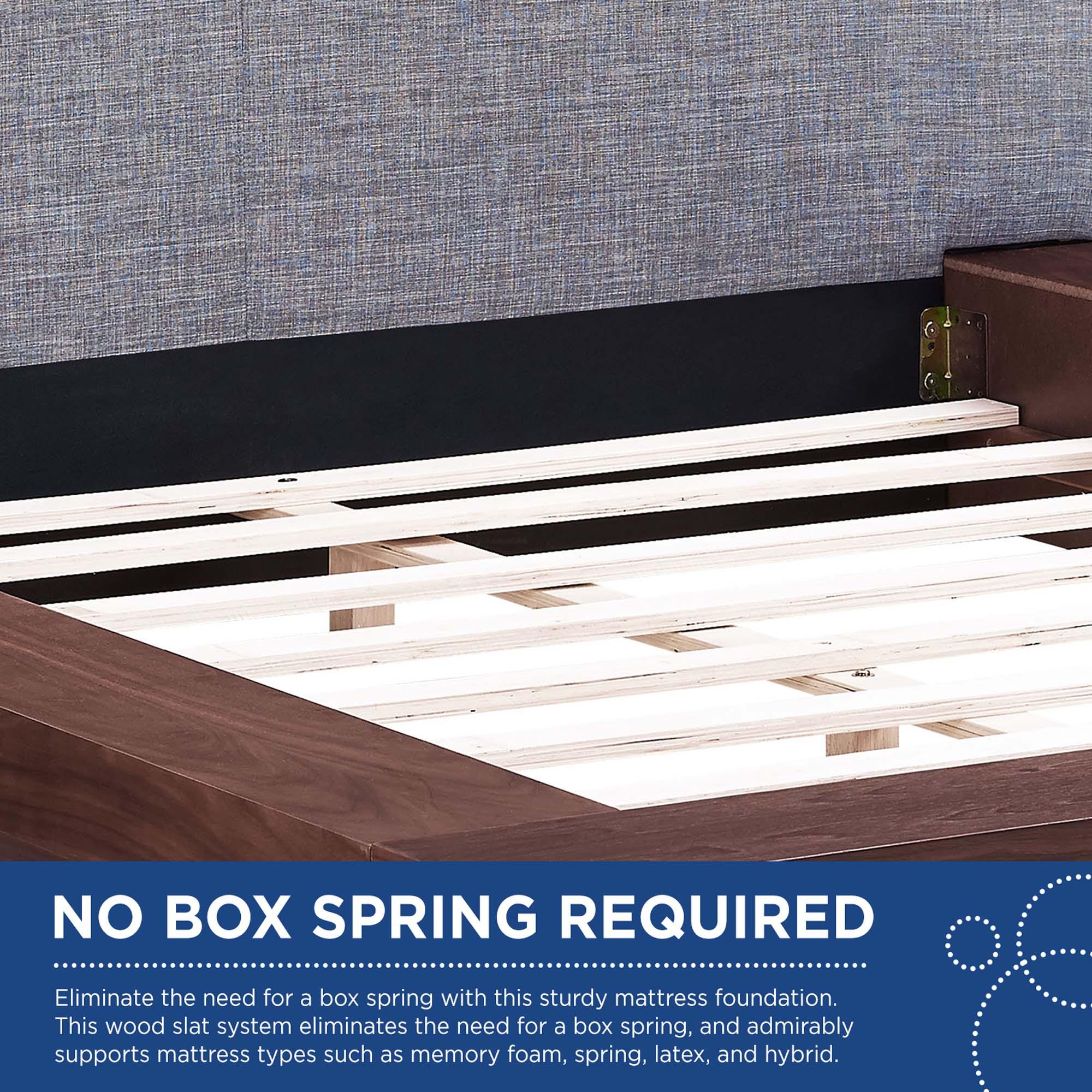 Freja Fabric Platform Bed