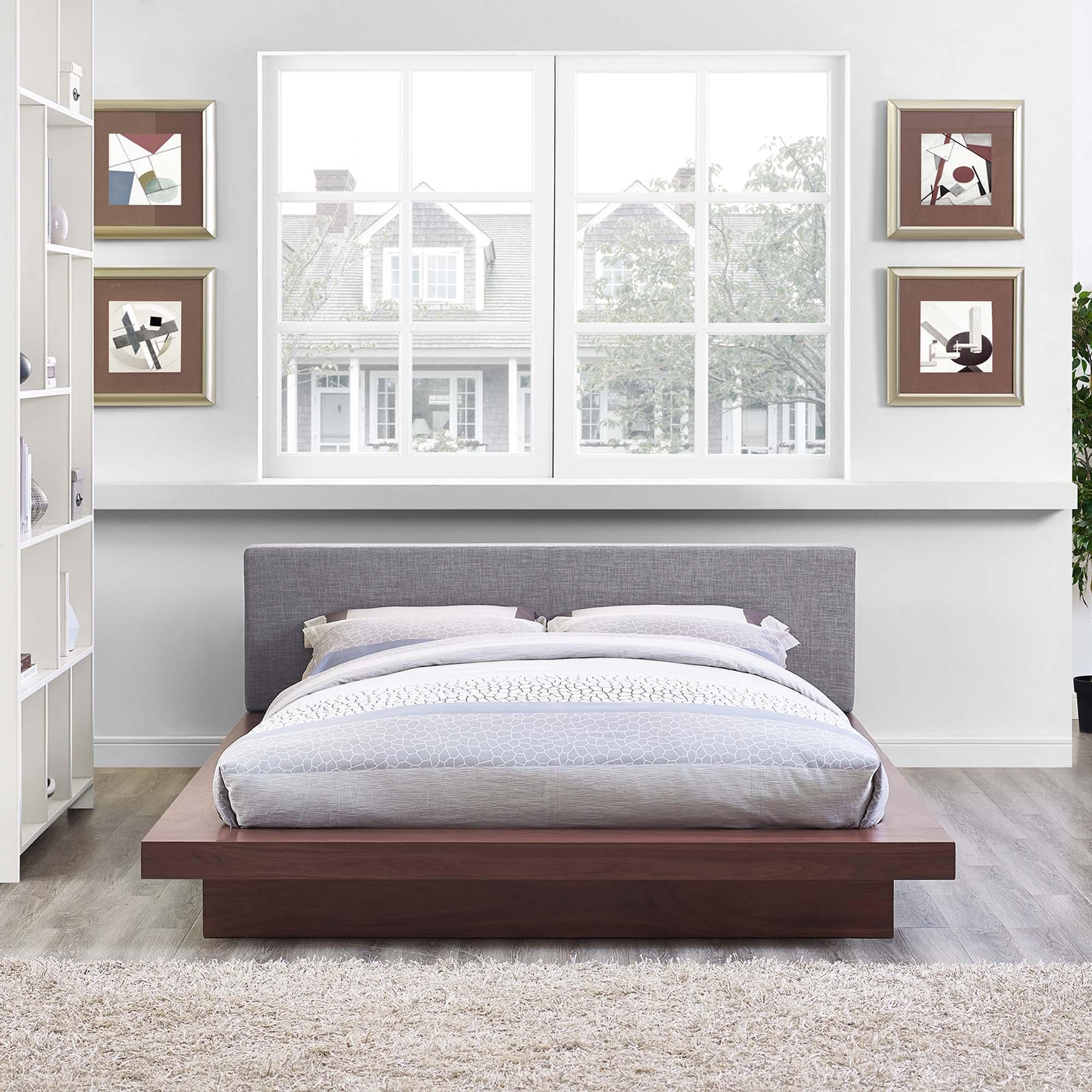 Freja Fabric Platform Bed