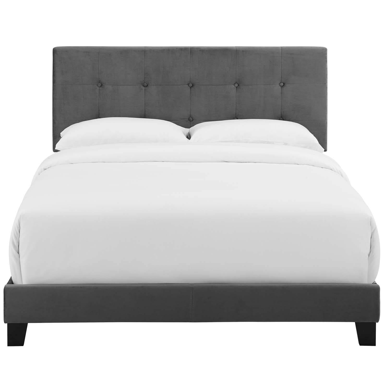 Amira Upholstered Velvet Bed-Bed-Modway-Wall2Wall Furnishings