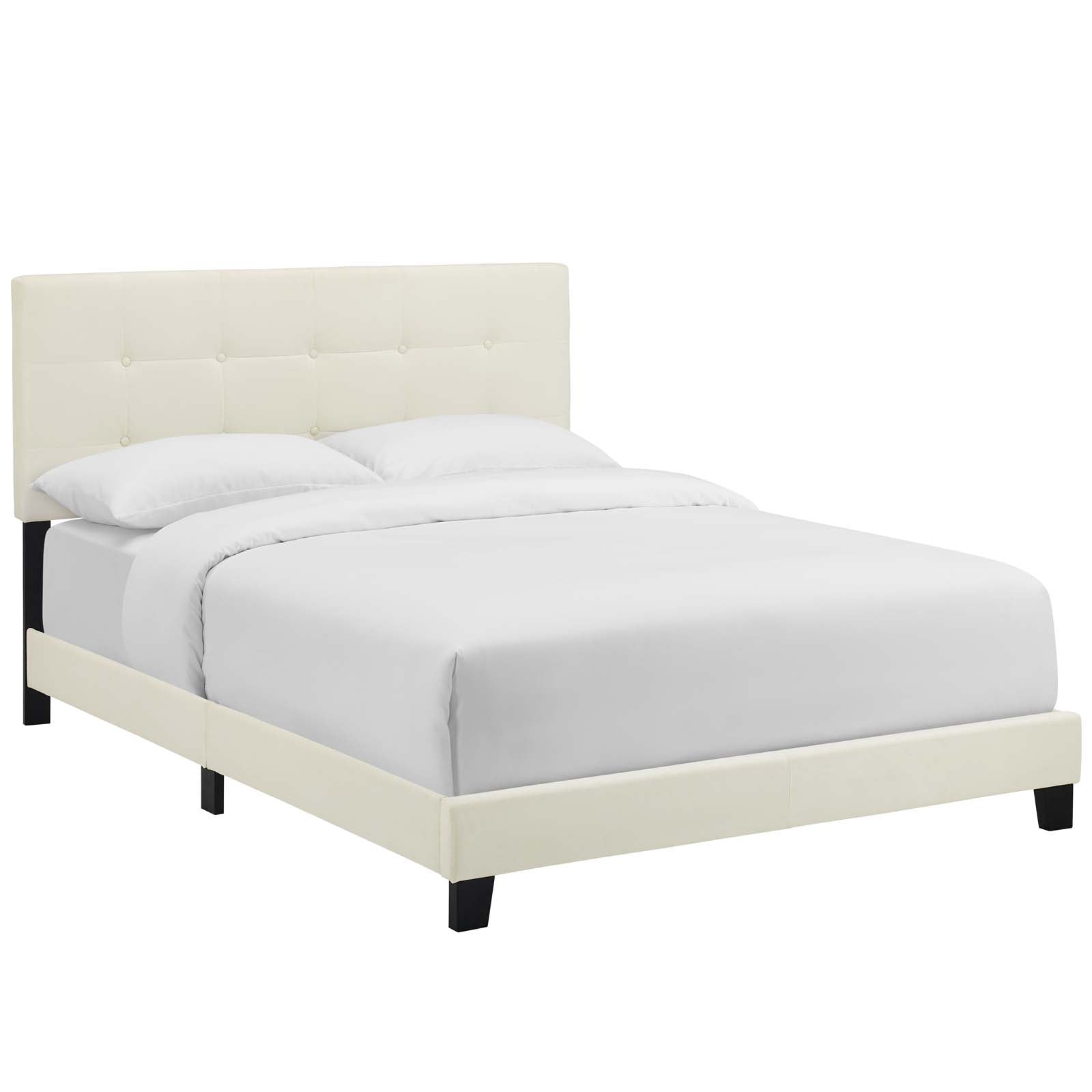 Amira Upholstered Velvet Bed-Bed-Modway-Wall2Wall Furnishings