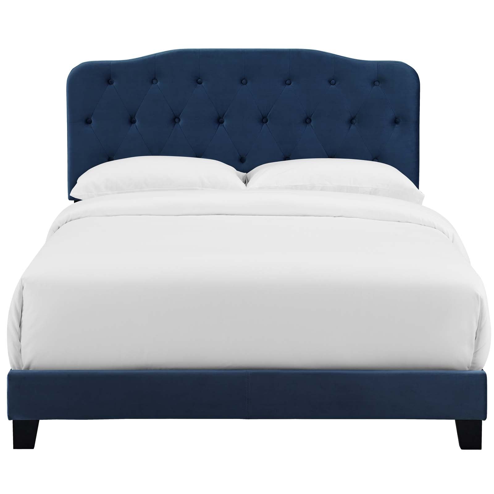 Amelia Performance Velvet Bed-Bed-Modway-Wall2Wall Furnishings