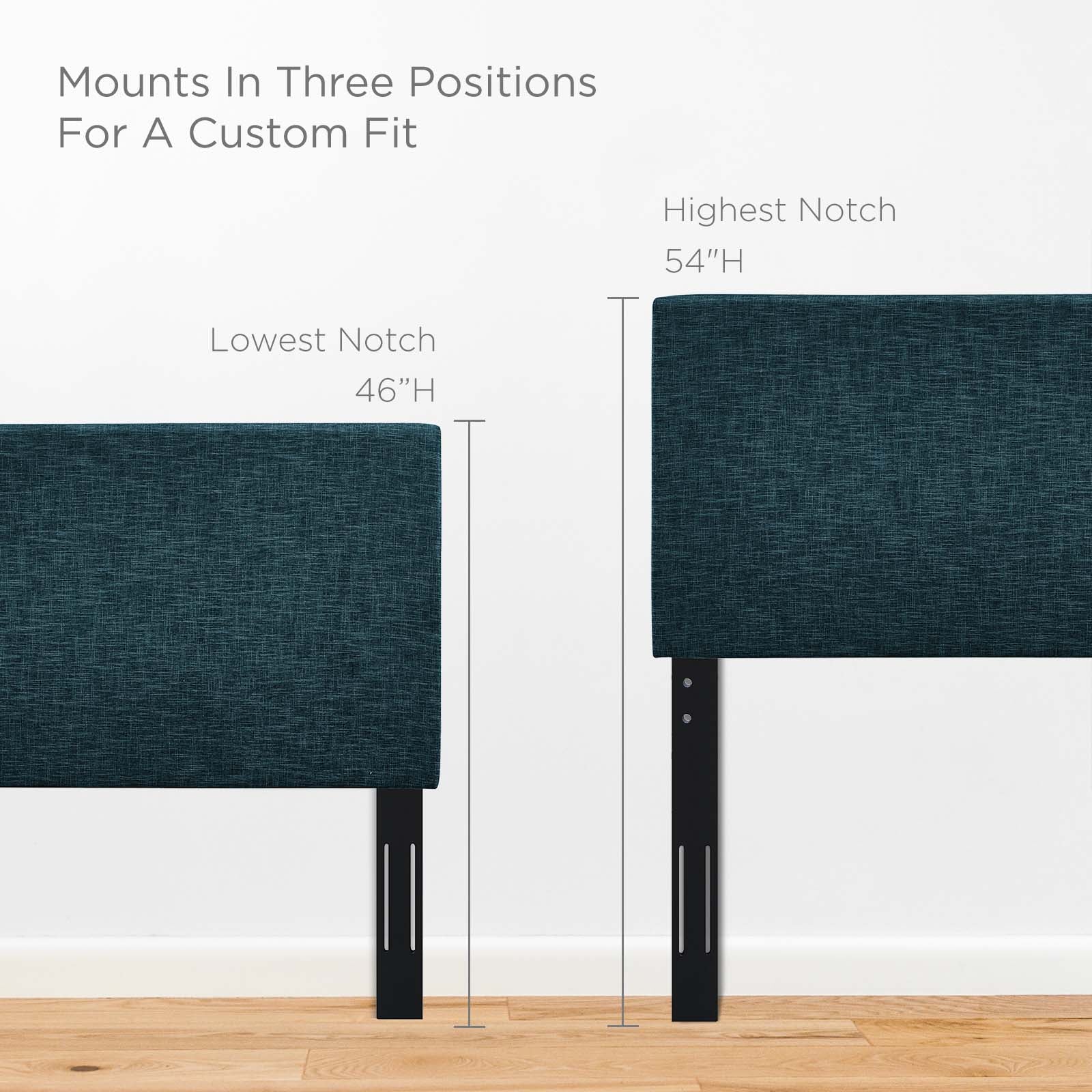 Taylor / Upholstered Linen Fabric Headboard-Headboard-Modway-Wall2Wall Furnishings
