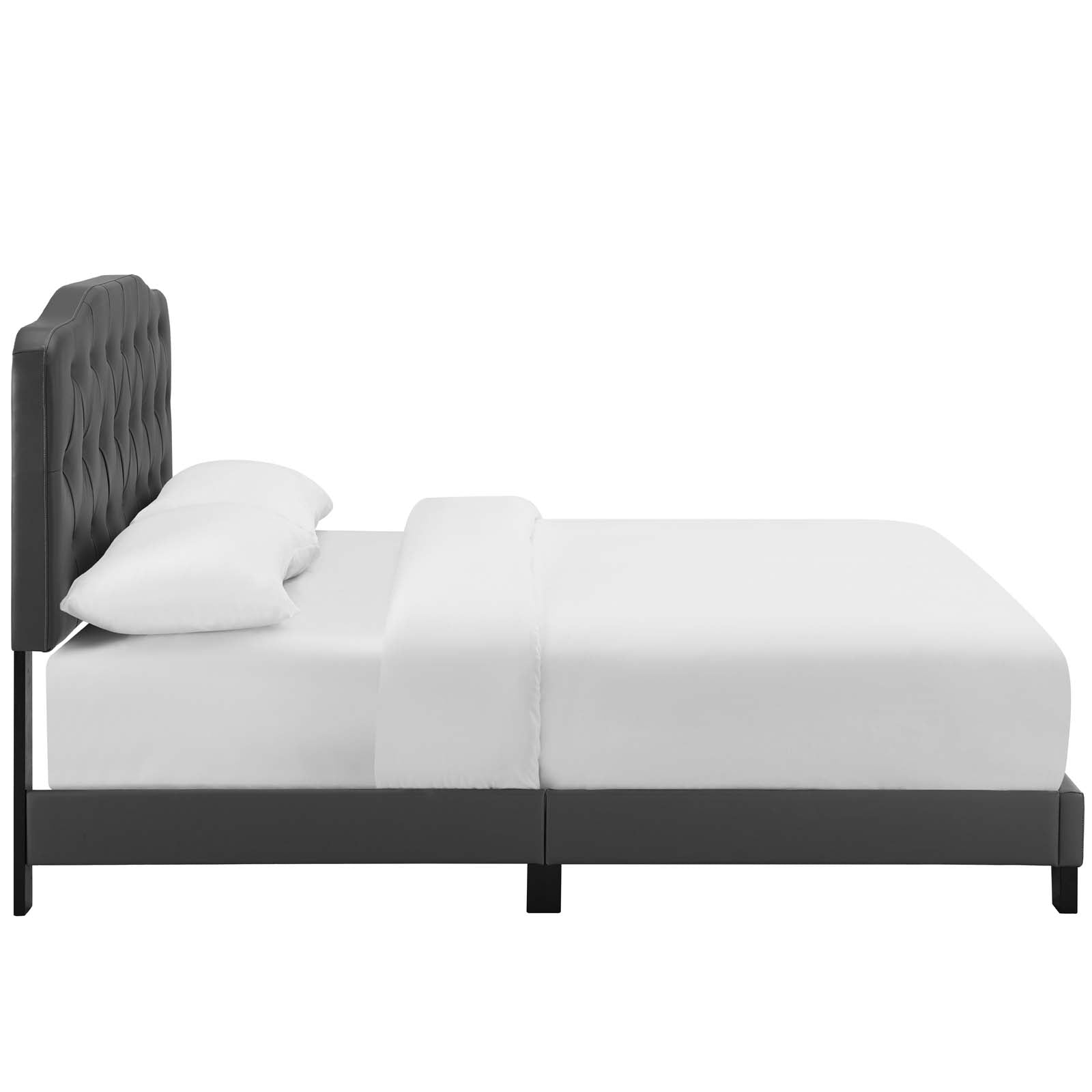Amelia Faux Leather Bed-Bed-Modway-Wall2Wall Furnishings
