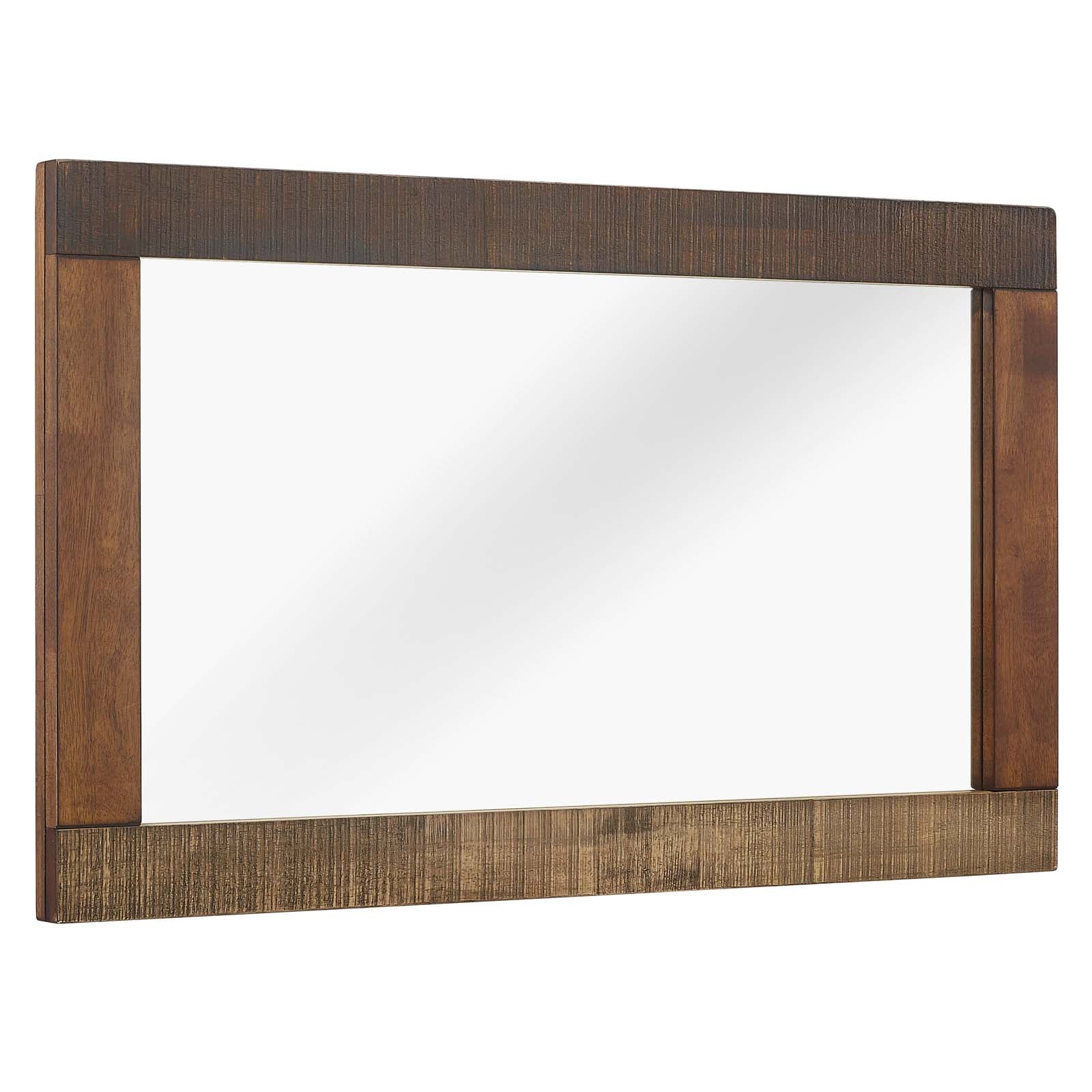 Arwen Rustic Wood Frame Mirror-Mirror-Modway-Wall2Wall Furnishings