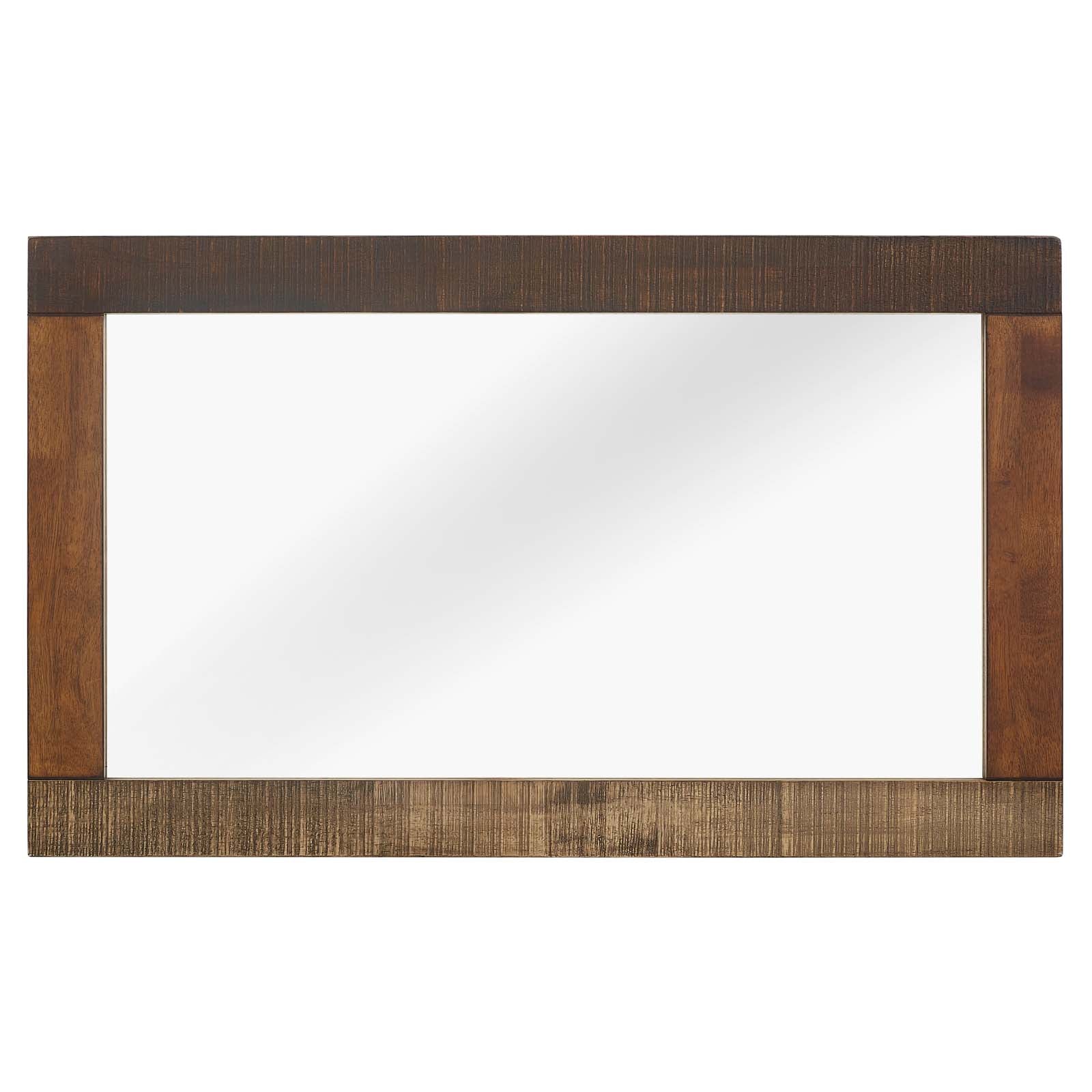 Arwen Rustic Wood Frame Mirror-Mirror-Modway-Wall2Wall Furnishings