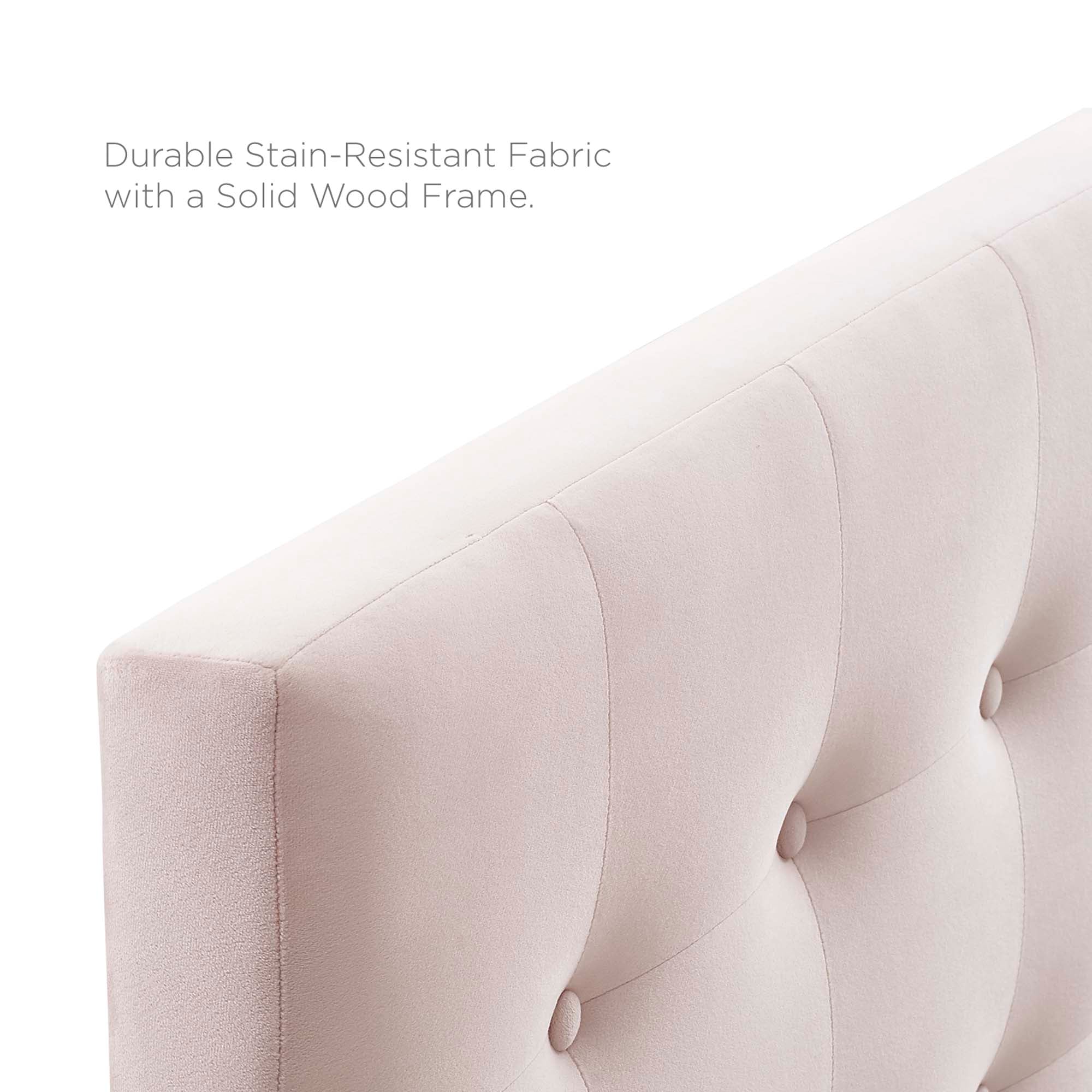 Emily Biscuit Tufted Performance Velvet Headboard