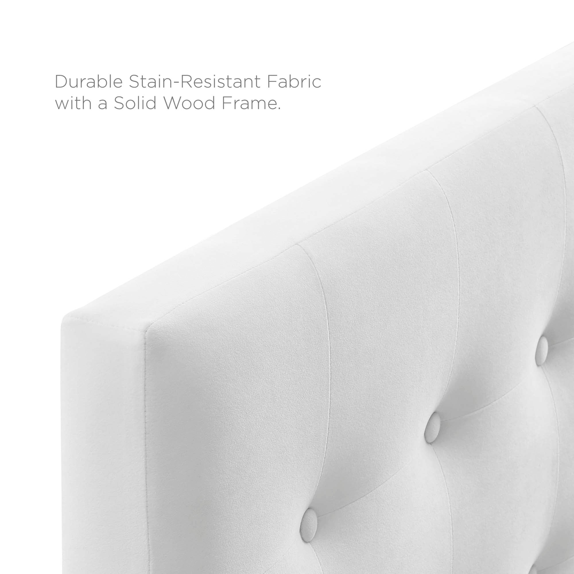 Emily Biscuit Tufted Performance Velvet Headboard