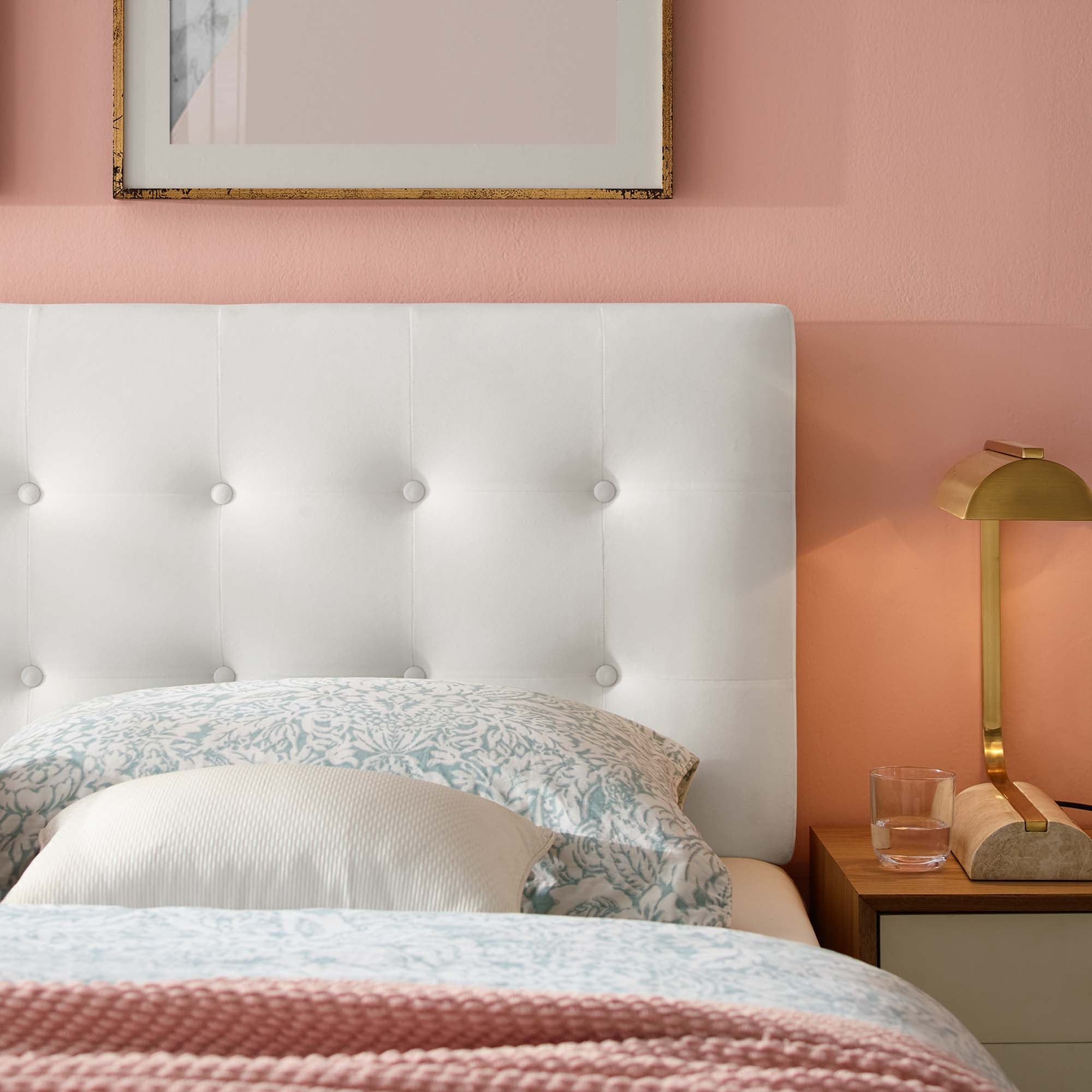 Emily Biscuit Tufted Performance Velvet Headboard