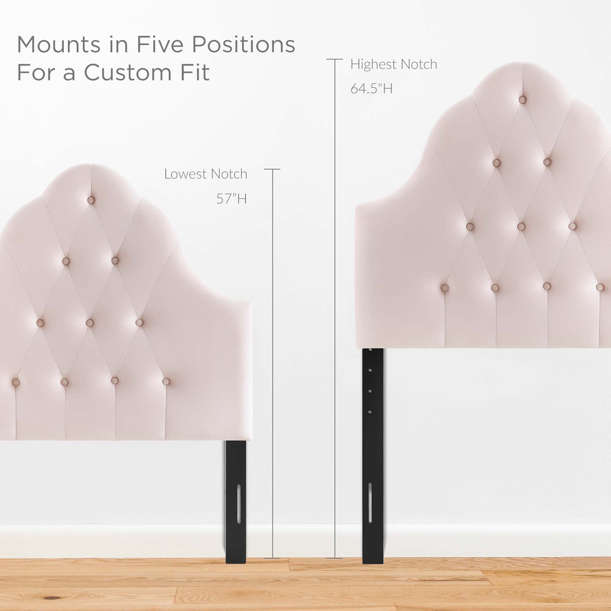 Sovereign Diamond Tufted Performance Velvet Headboard