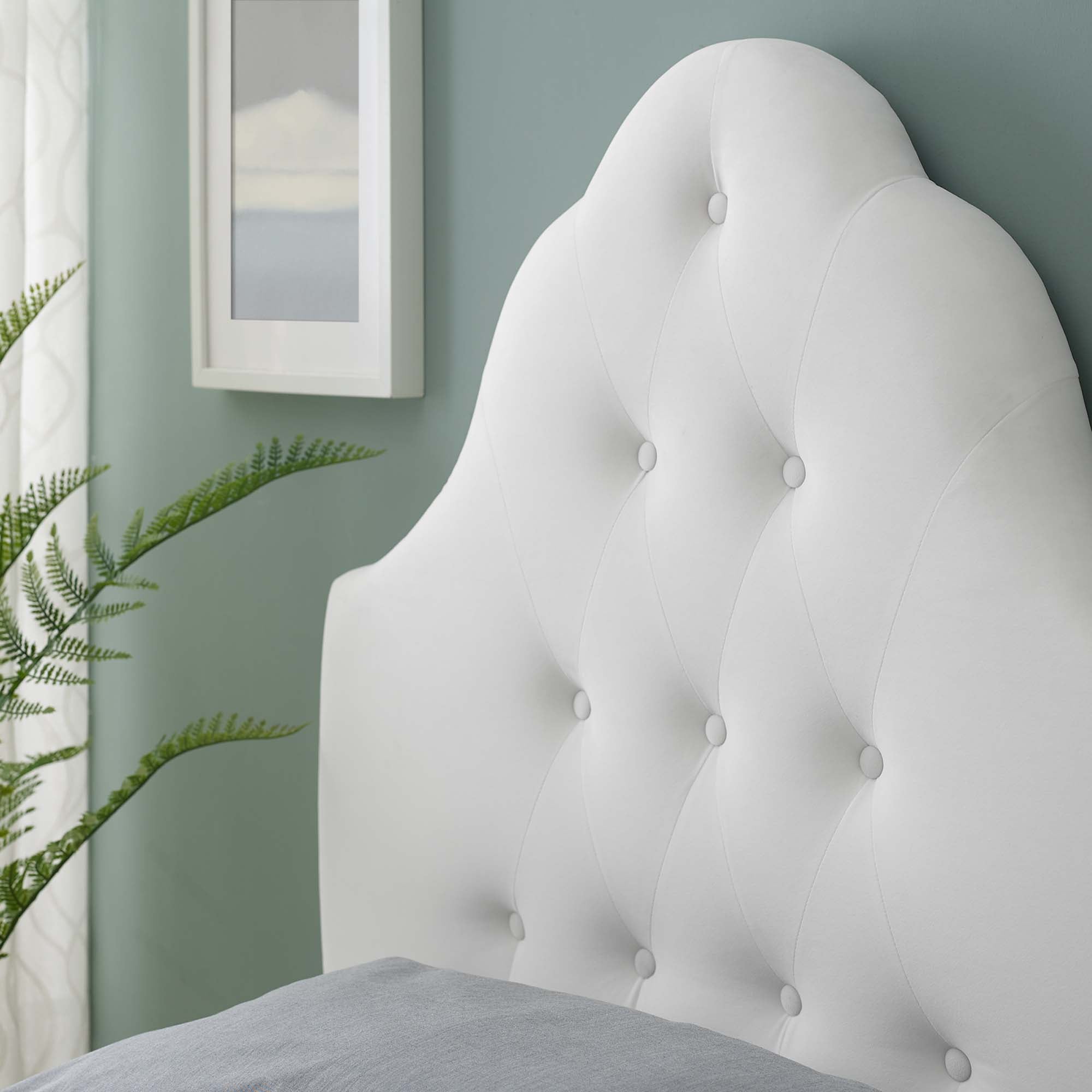 Sovereign Diamond Tufted Performance Velvet Headboard