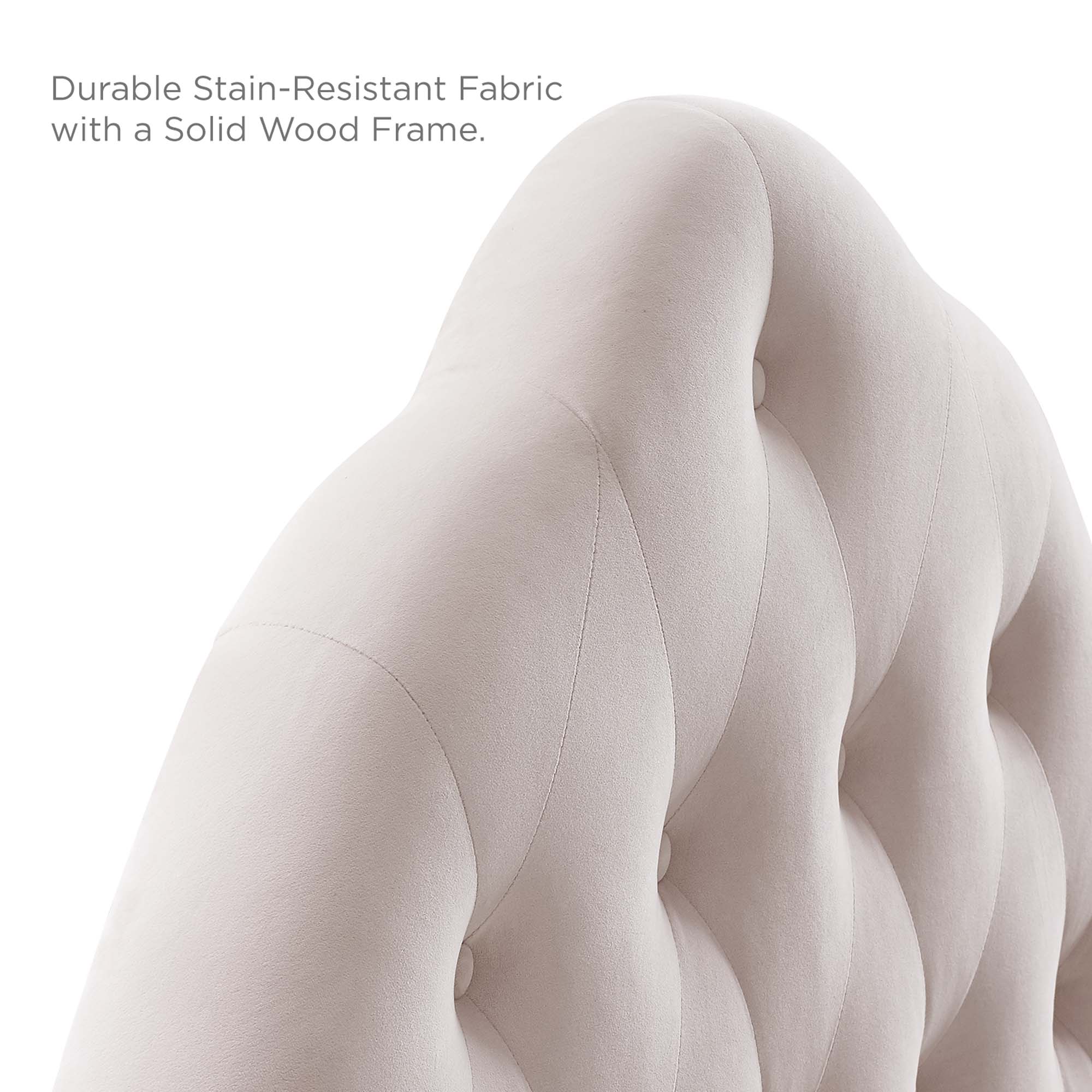 Sovereign Diamond Tufted Performance Velvet Headboard