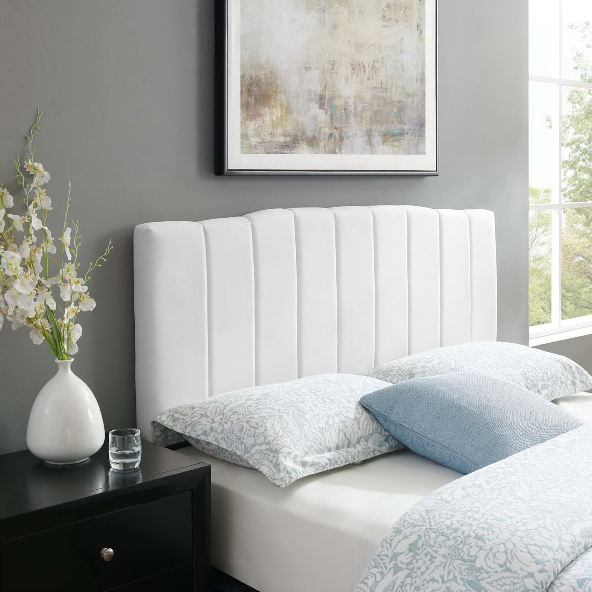Camilla Channel Tufted Performance Velvet / Headboard