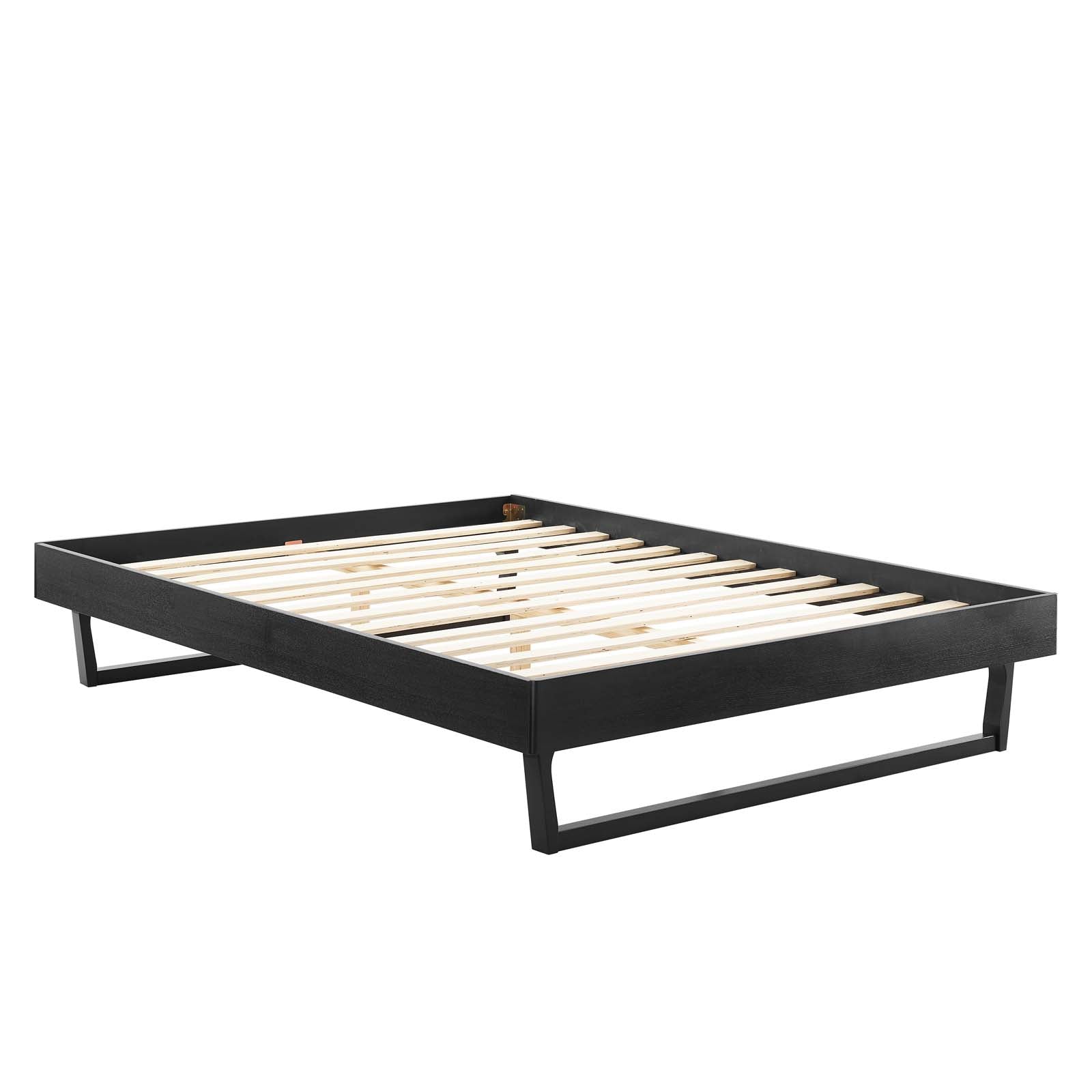 Billie Wood Platform Bed Frame-Bed-Modway-Wall2Wall Furnishings