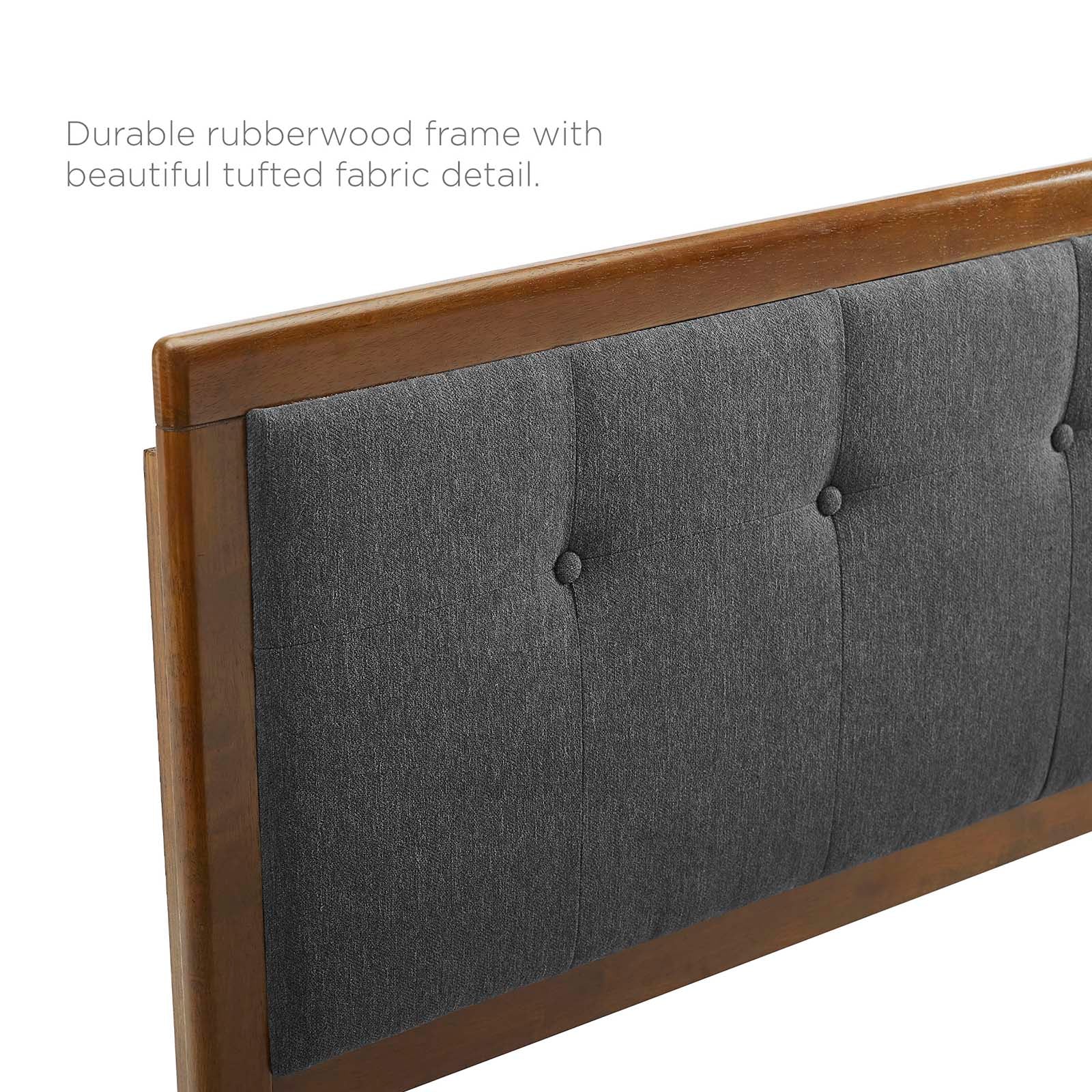Draper Tufted Fabric and Wood Headboard-Headboard-Modway-Wall2Wall Furnishings