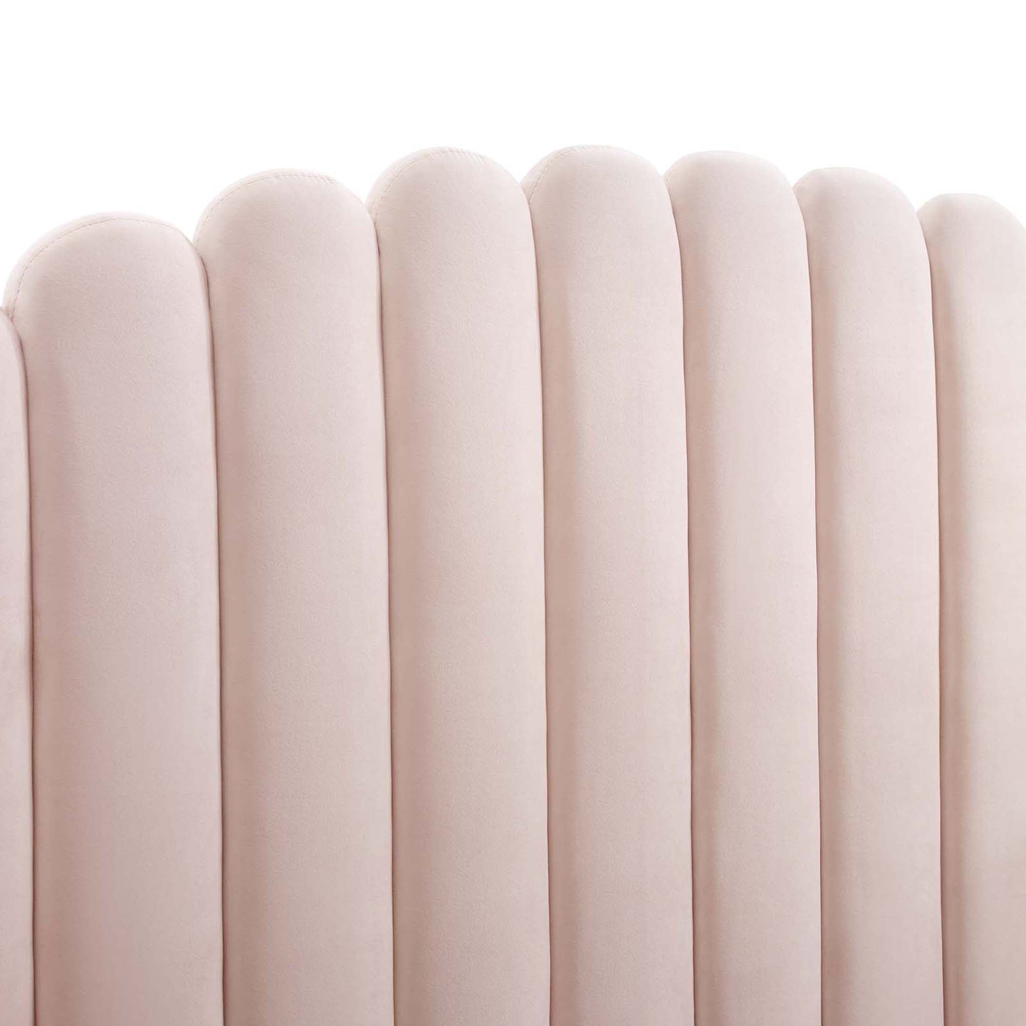 Lana Performance Velvet Wingback Platform Bed