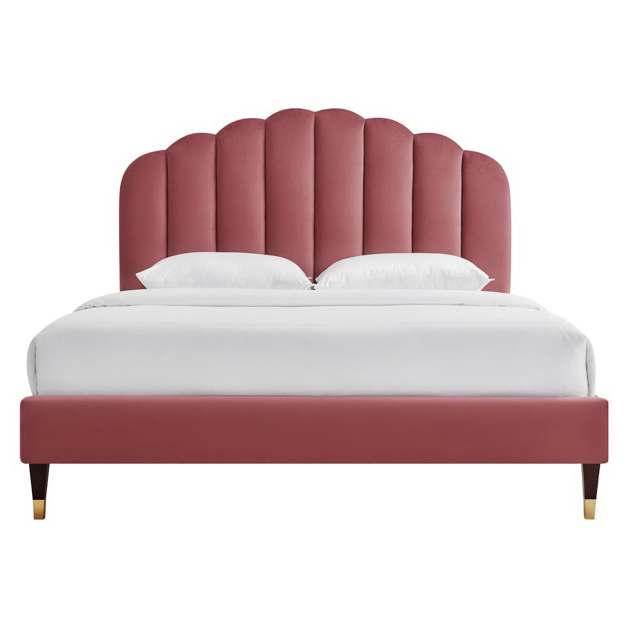 Daisy Performance Velvet Platform Bed