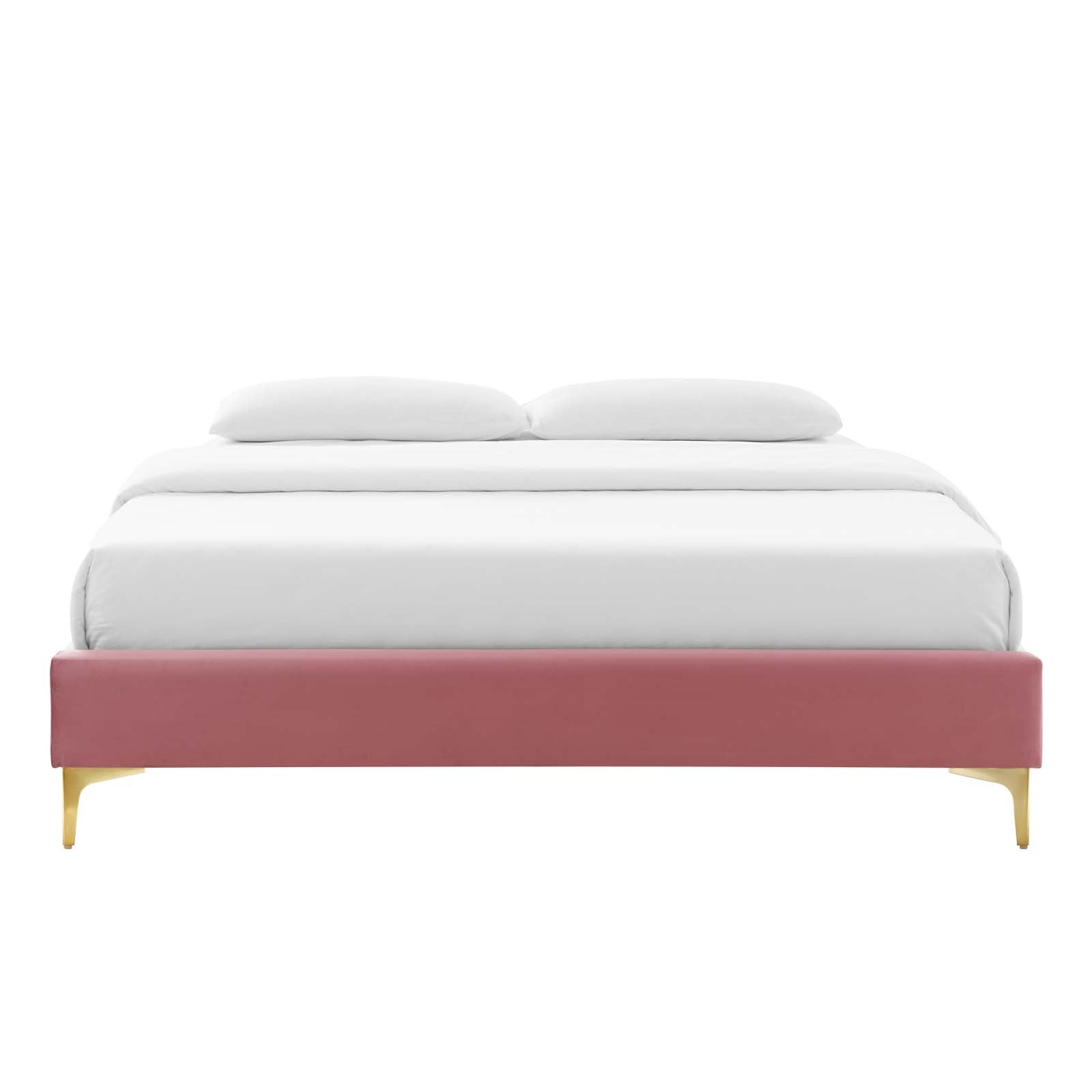 Sutton Performance Velvet Bed Frame-Bed-Modway-Wall2Wall Furnishings