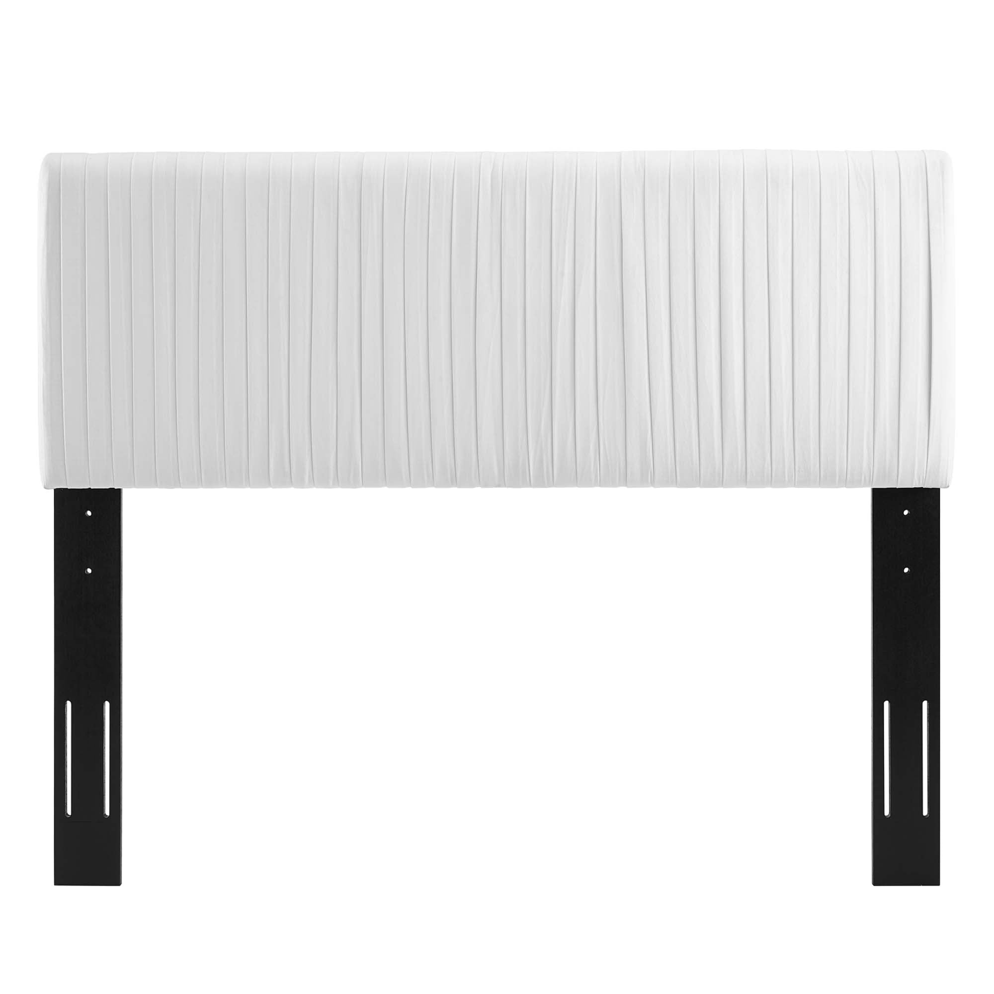 Eloise Channel Tufted Performance Velvet / Headboard