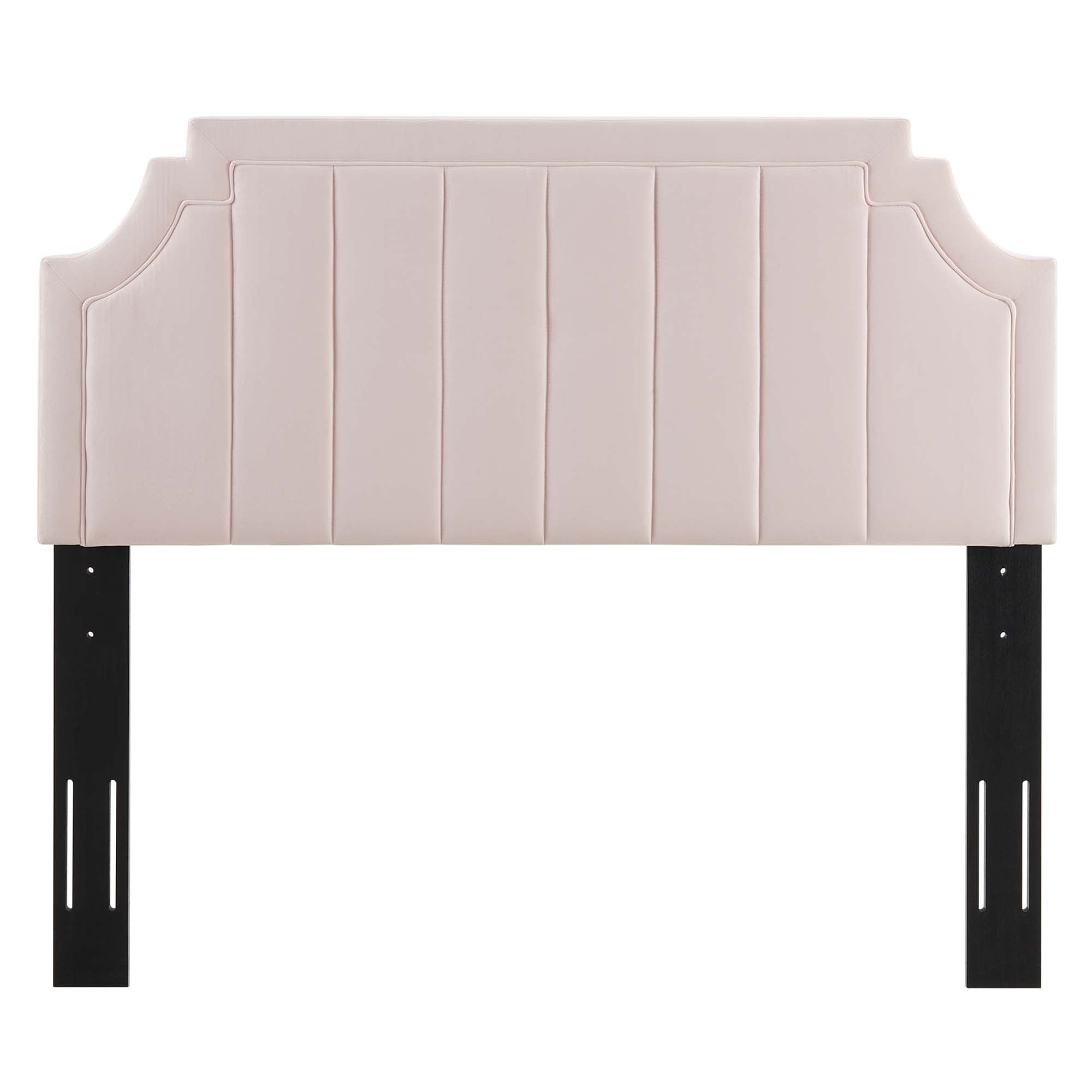 Alyona Channel Tufted Performance Velvet Headboard