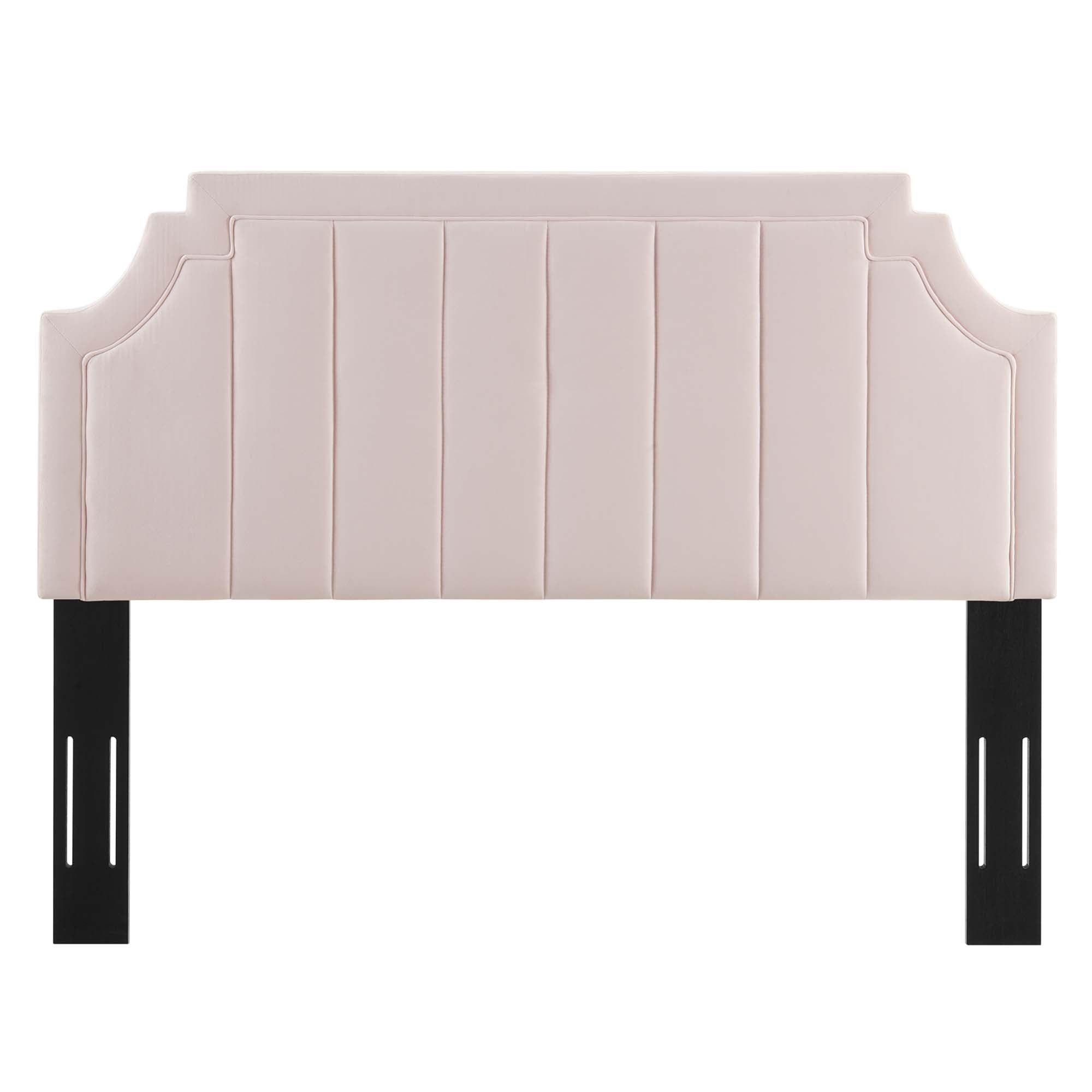 Alyona Channel Tufted Performance Velvet Headboard