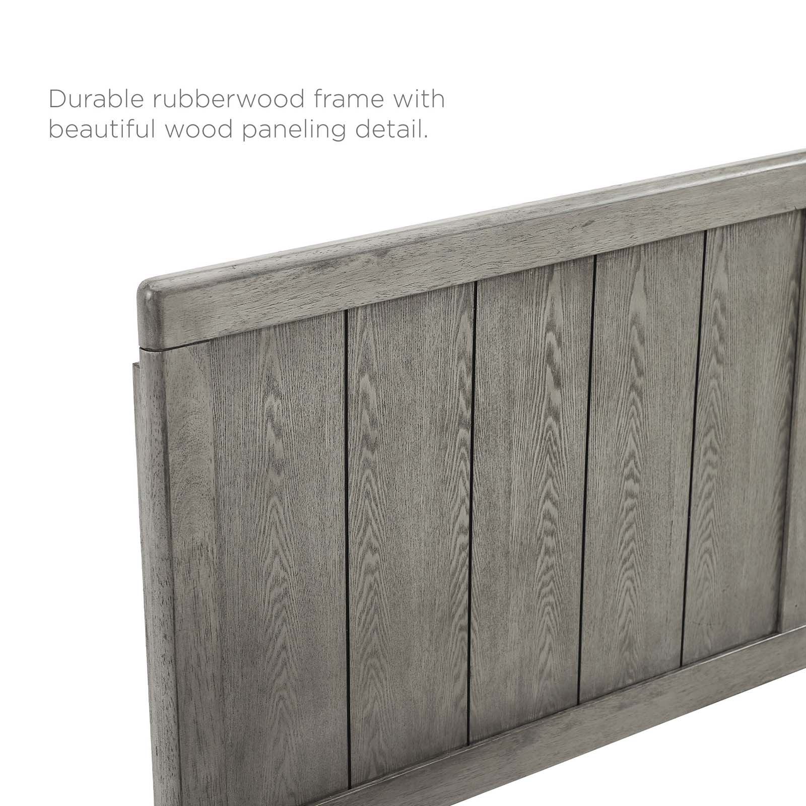 Alana Wood Platform Bed With Angular Frame-Bed-Modway-Wall2Wall Furnishings