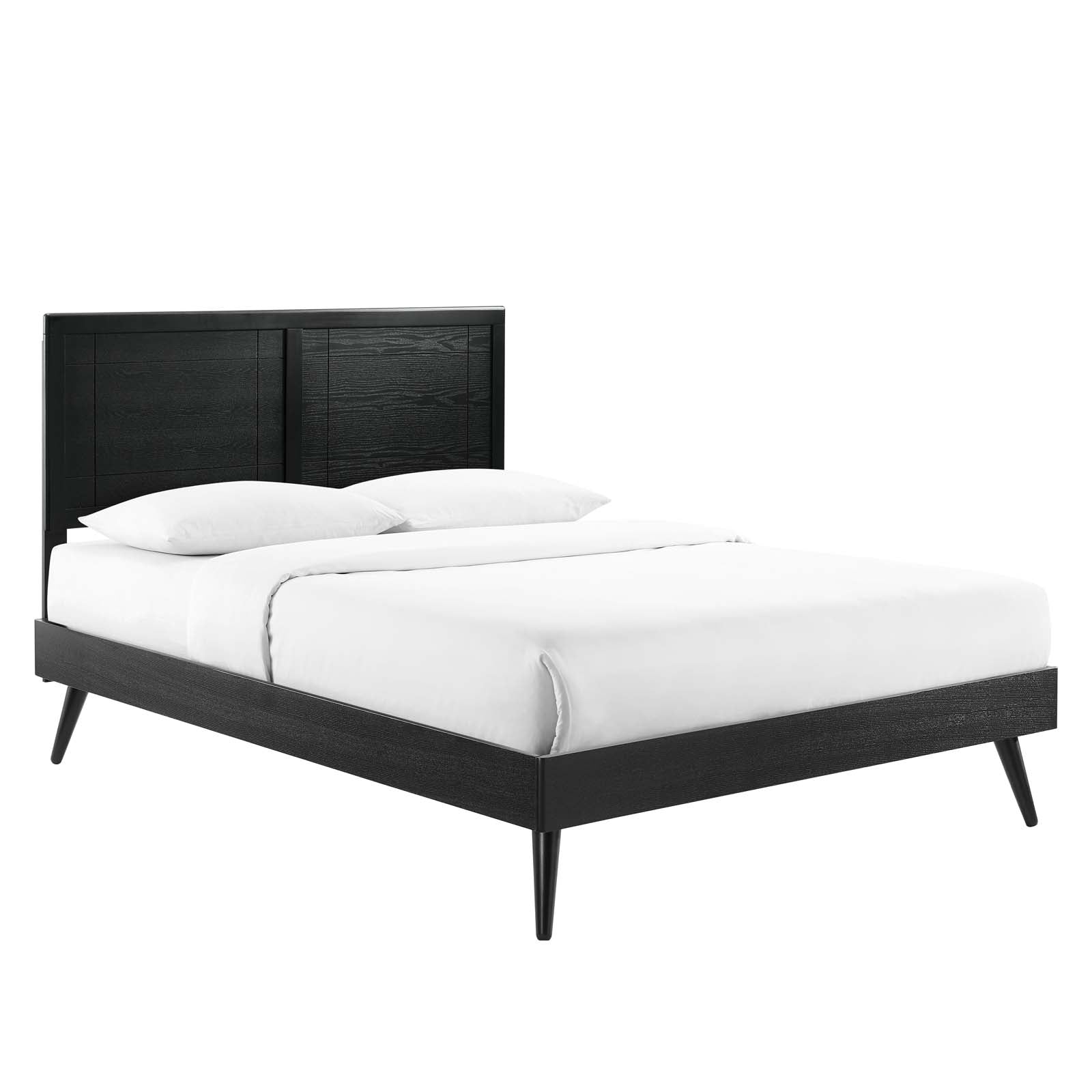 Marlee Wood Platform Bed With Splayed Legs-Bed-Modway-Wall2Wall Furnishings