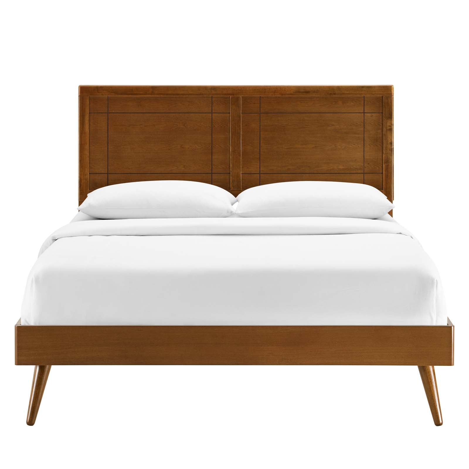 Marlee Wood Platform Bed With Splayed Legs-Bed-Modway-Wall2Wall Furnishings