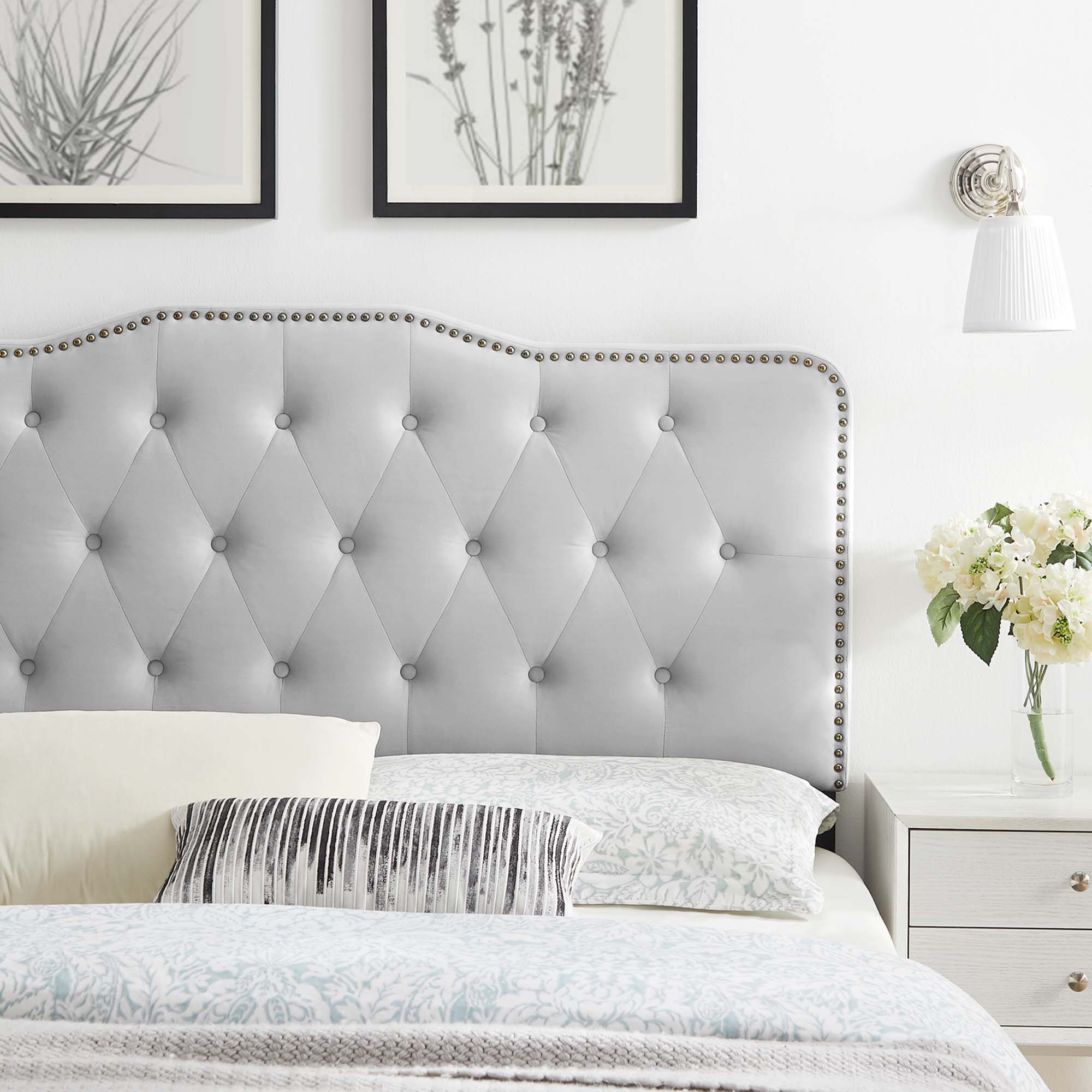 Sophia Tufted Performance Velvet Headboard