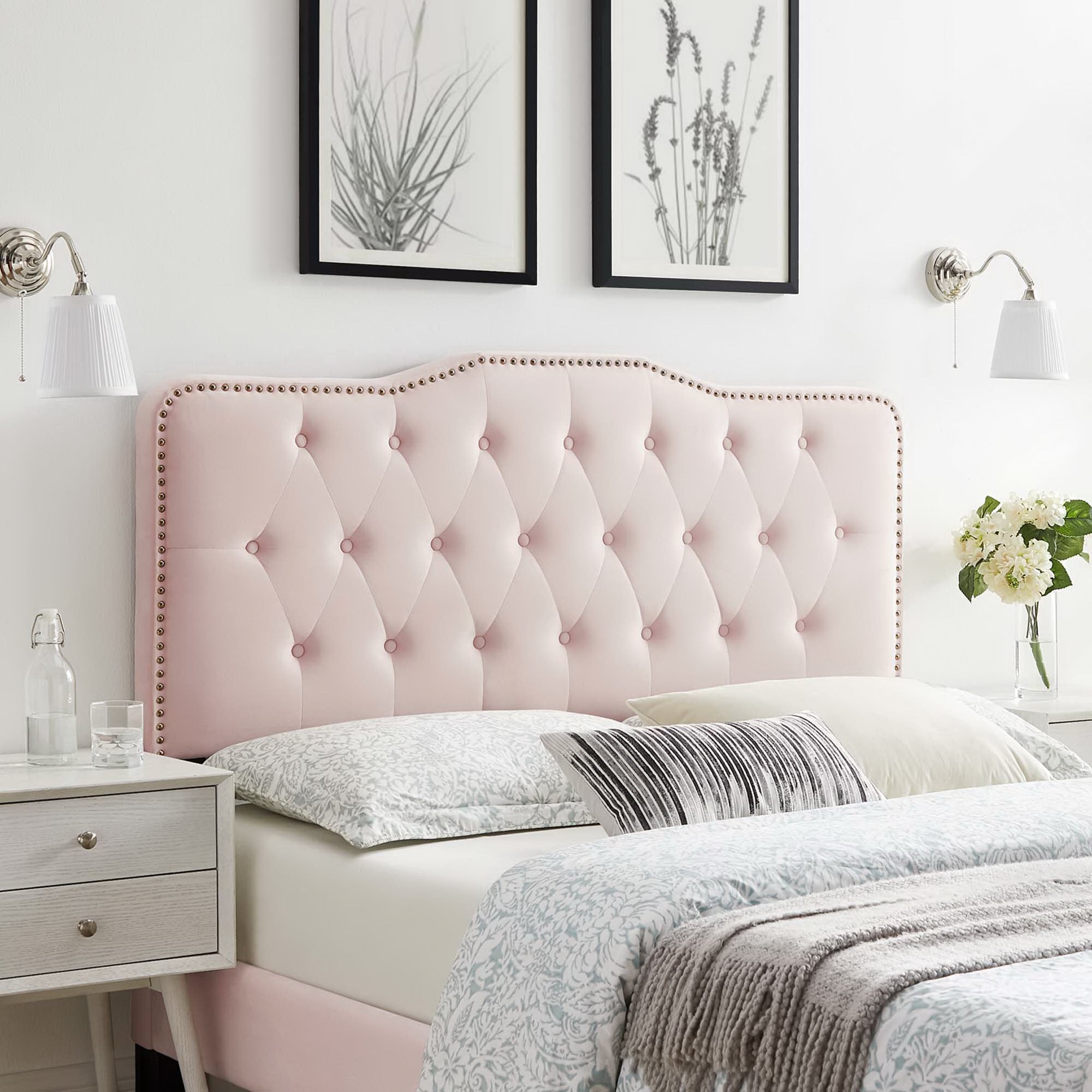 Sophia Tufted Performance Velvet Headboard