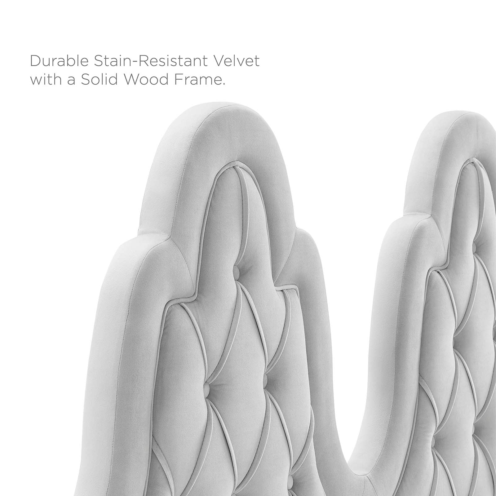 Augustine Tufted Performance Velvet Headboard-Headboard-Modway-Wall2Wall Furnishings