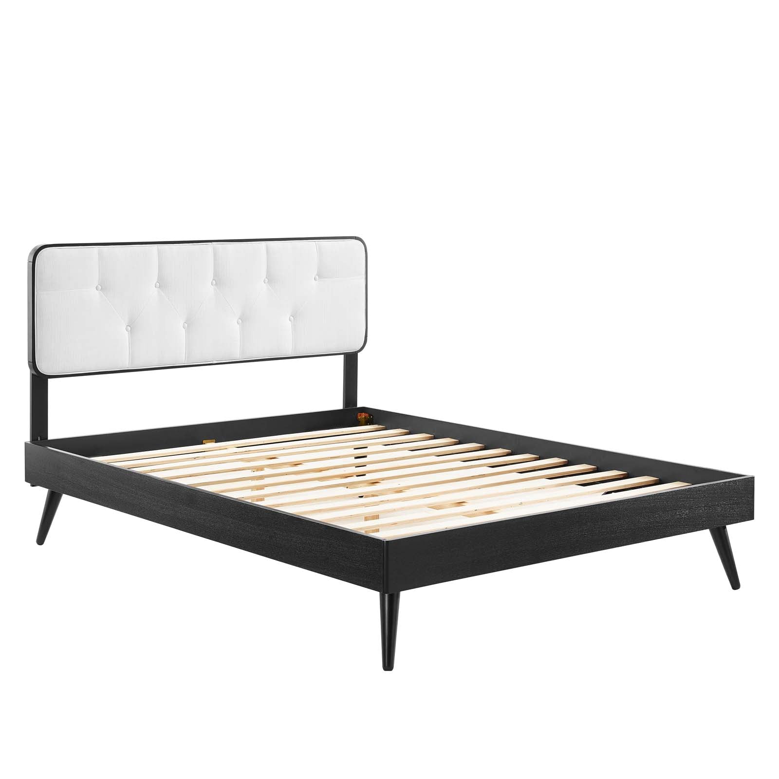 Bridgette Wood Platform Bed With Splayed Legs-Bed-Modway-Wall2Wall Furnishings