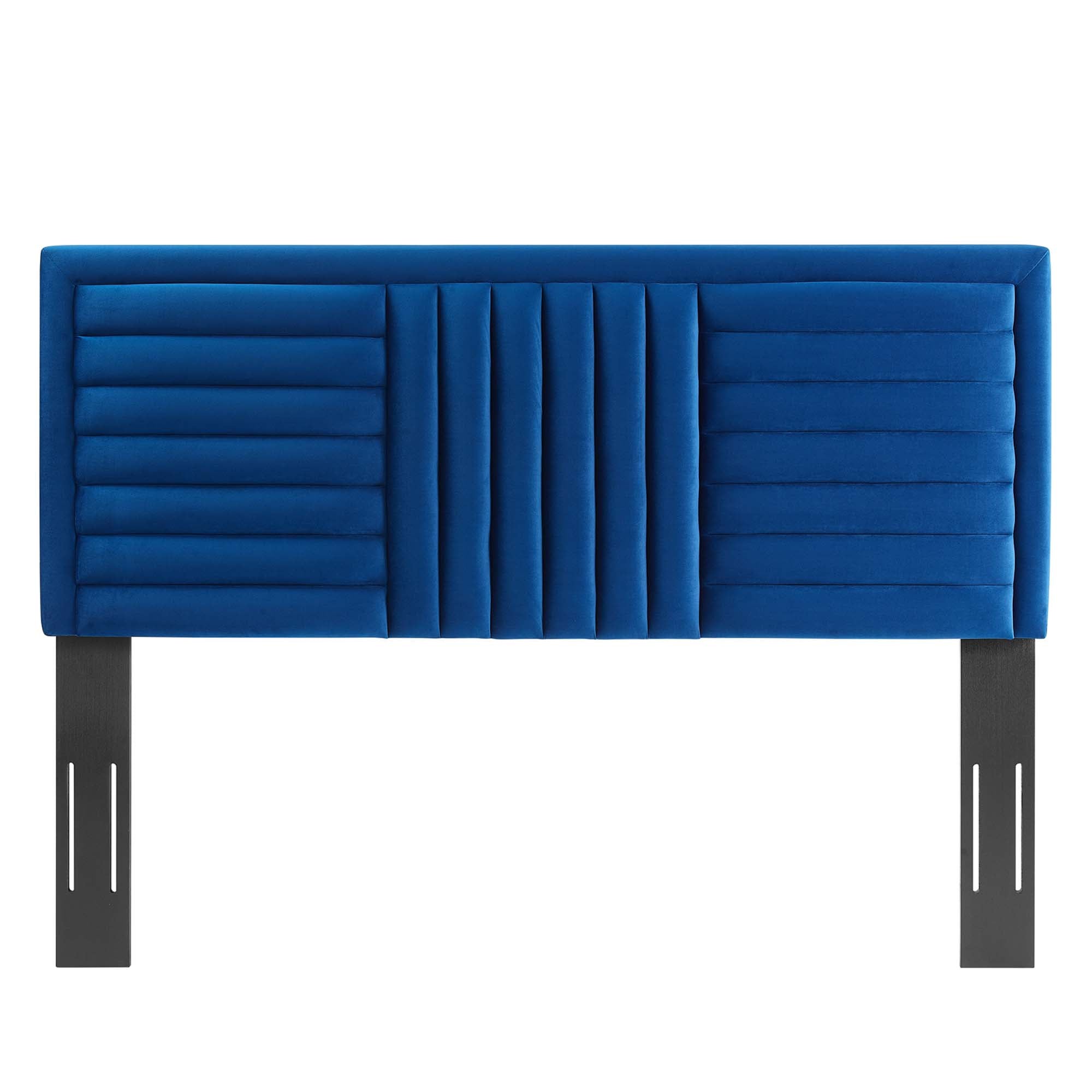 Believe Channel Tufted Performance Velvet / Headboard