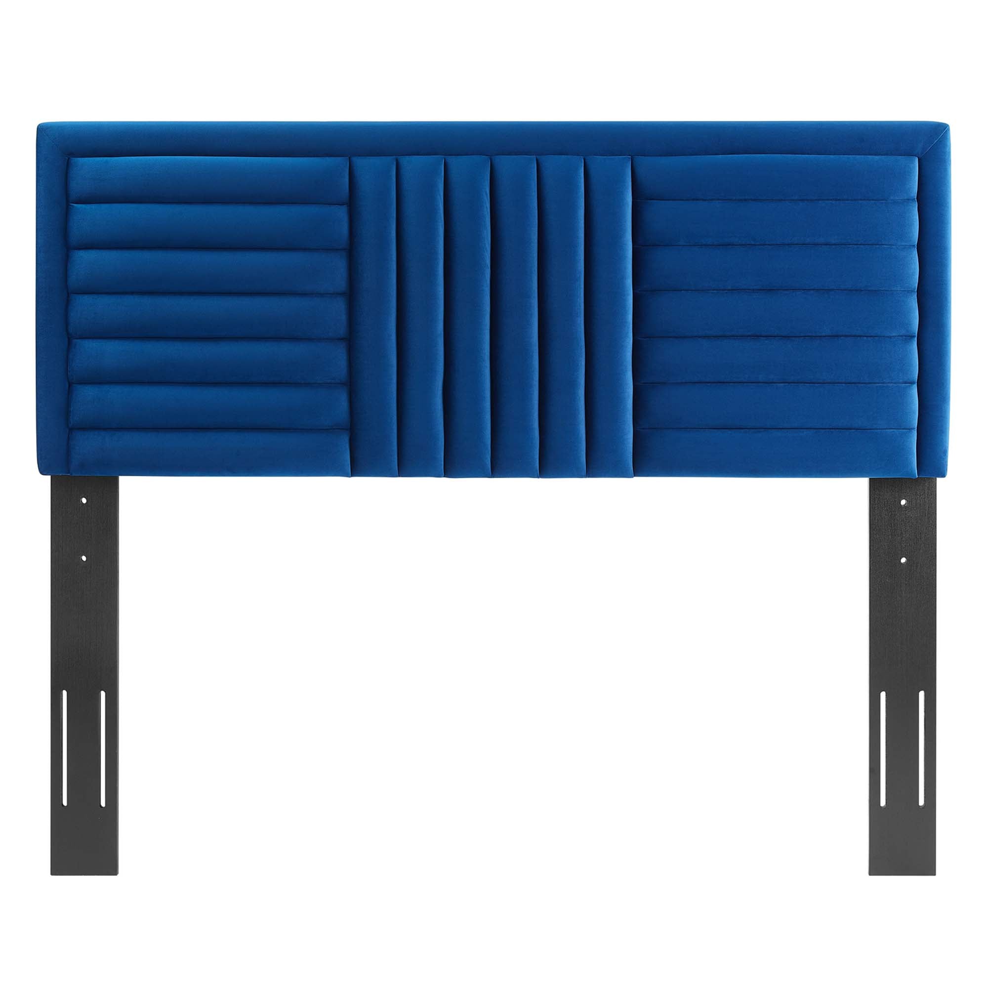 Believe Channel Tufted Performance Velvet / Headboard