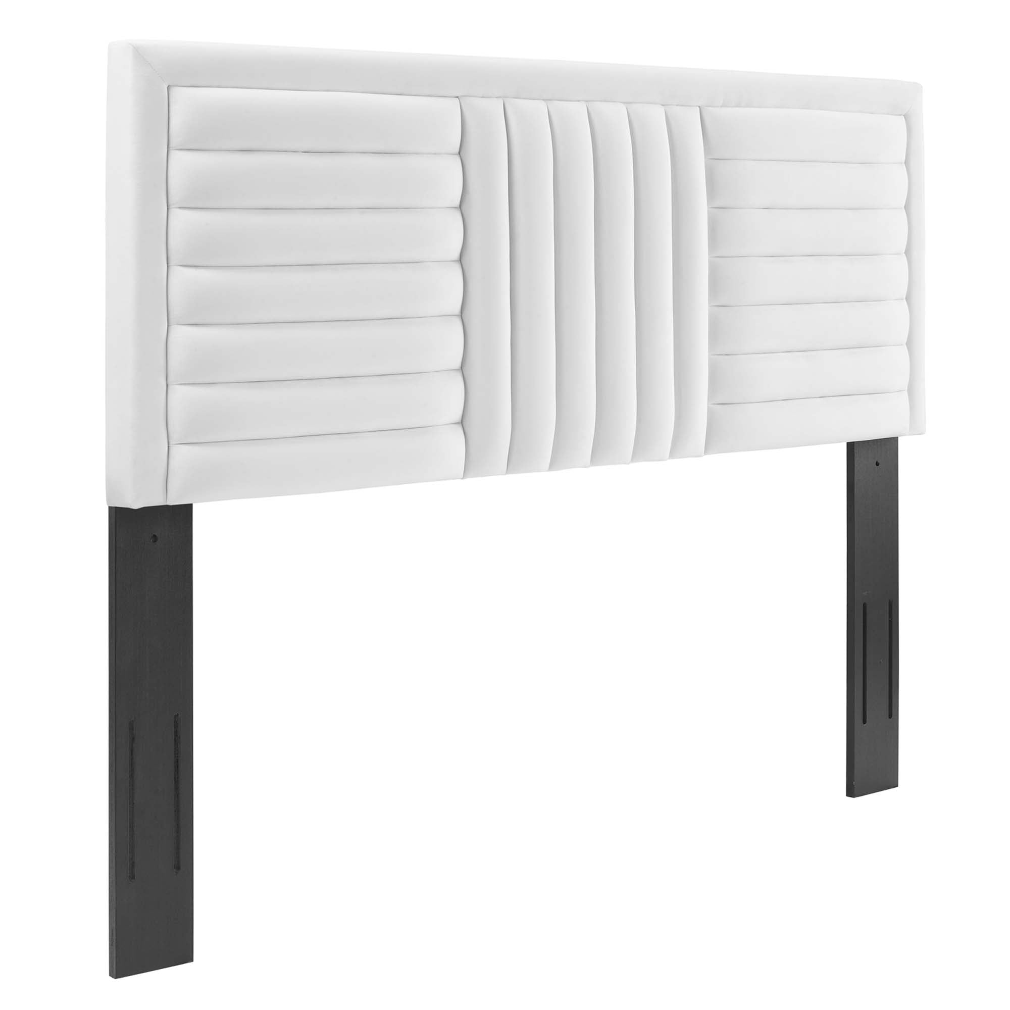 Believe Channel Tufted Performance Velvet / Headboard