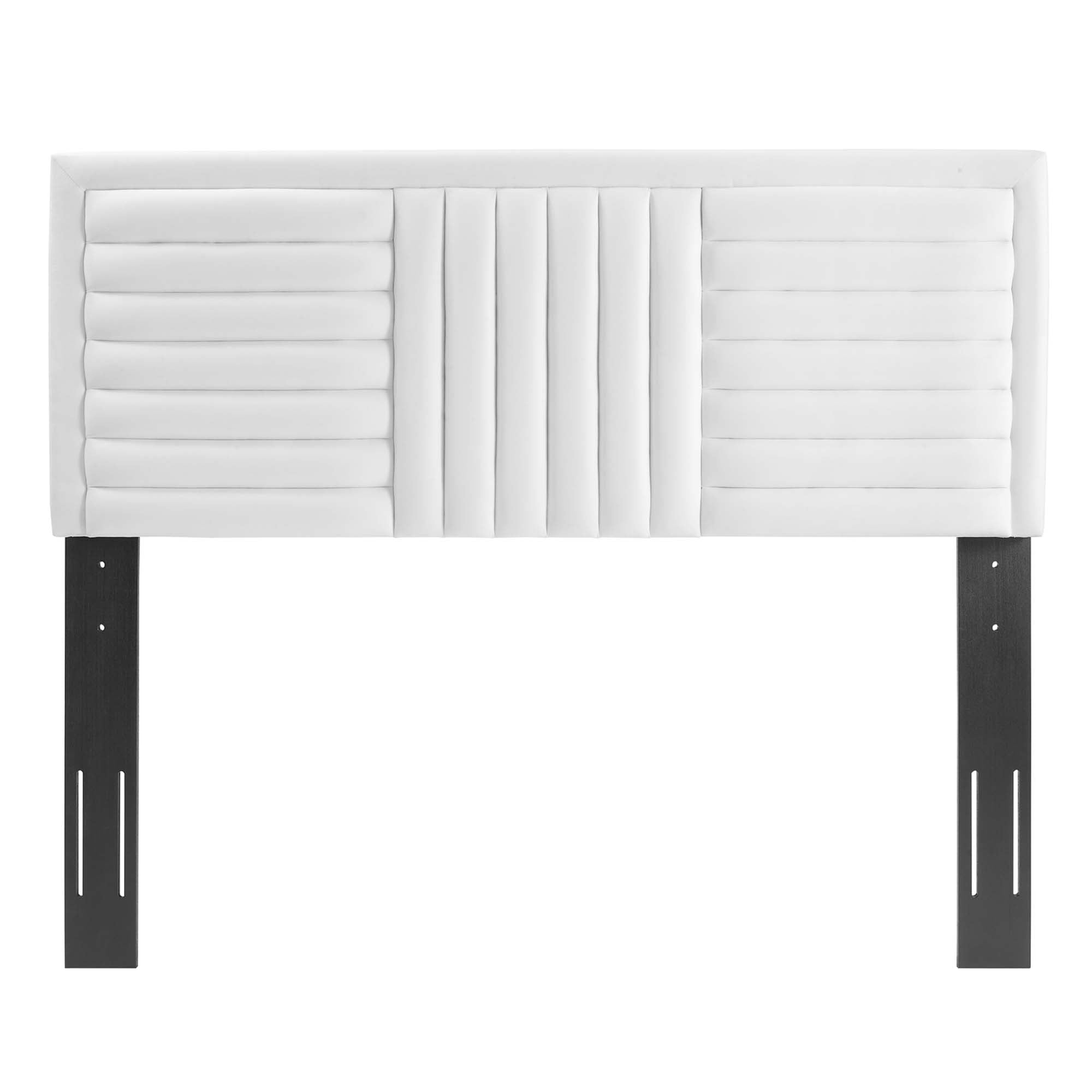 Believe Channel Tufted Performance Velvet / Headboard