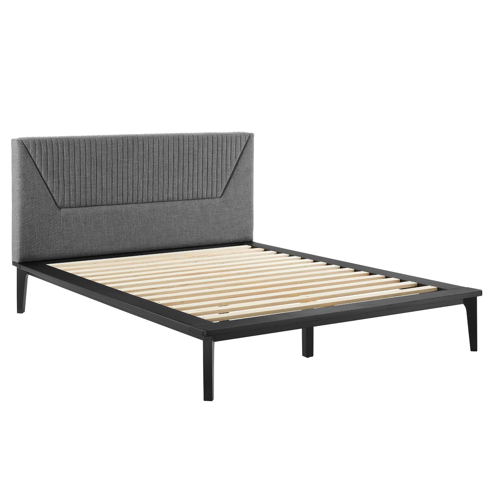 Dakota Upholstered Platform Bed-Bed-Modway-Wall2Wall Furnishings