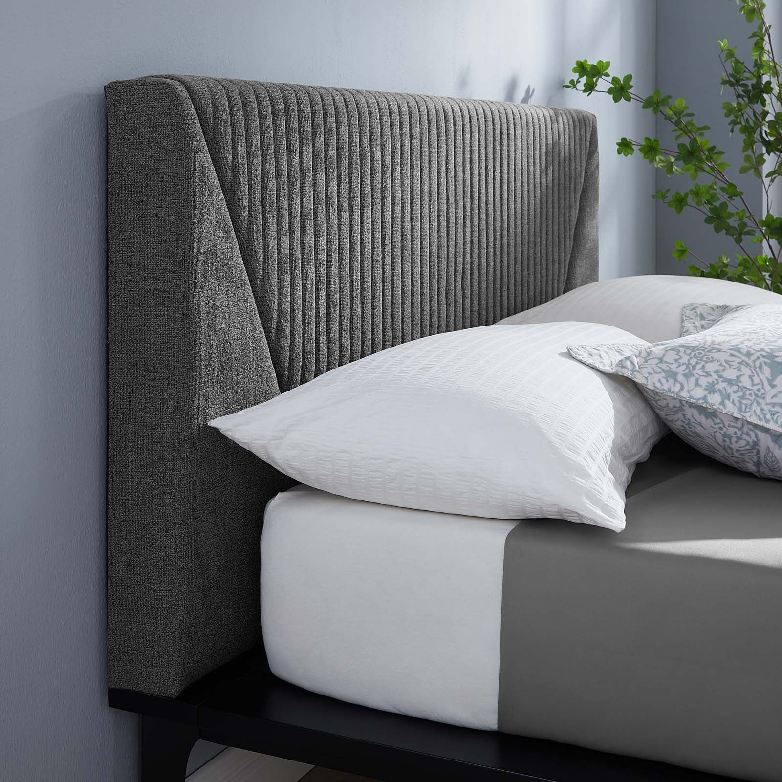 Dakota Upholstered Platform Bed-Bed-Modway-Wall2Wall Furnishings