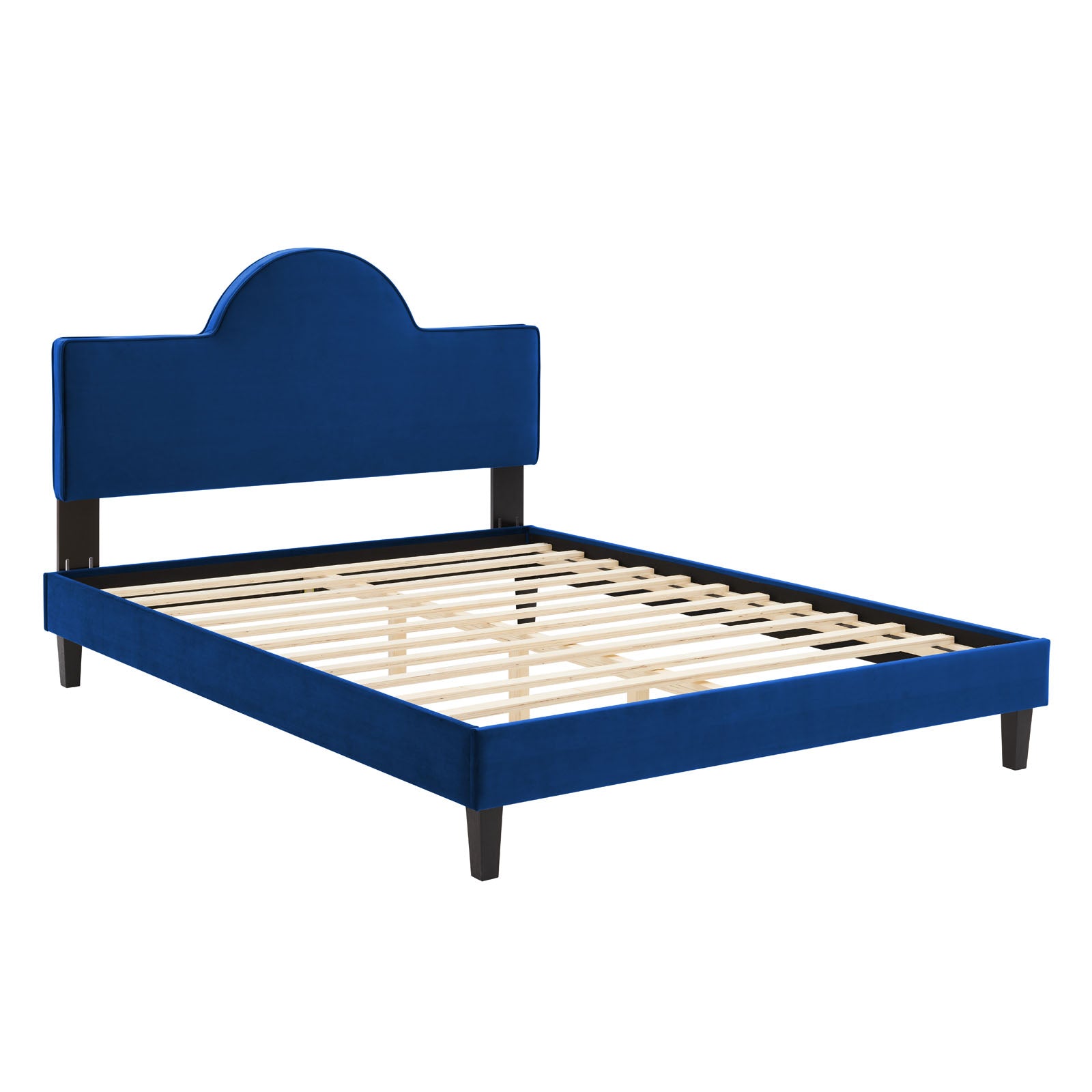 Soleil Performance Velvet Bed-Bed-Modway-Wall2Wall Furnishings