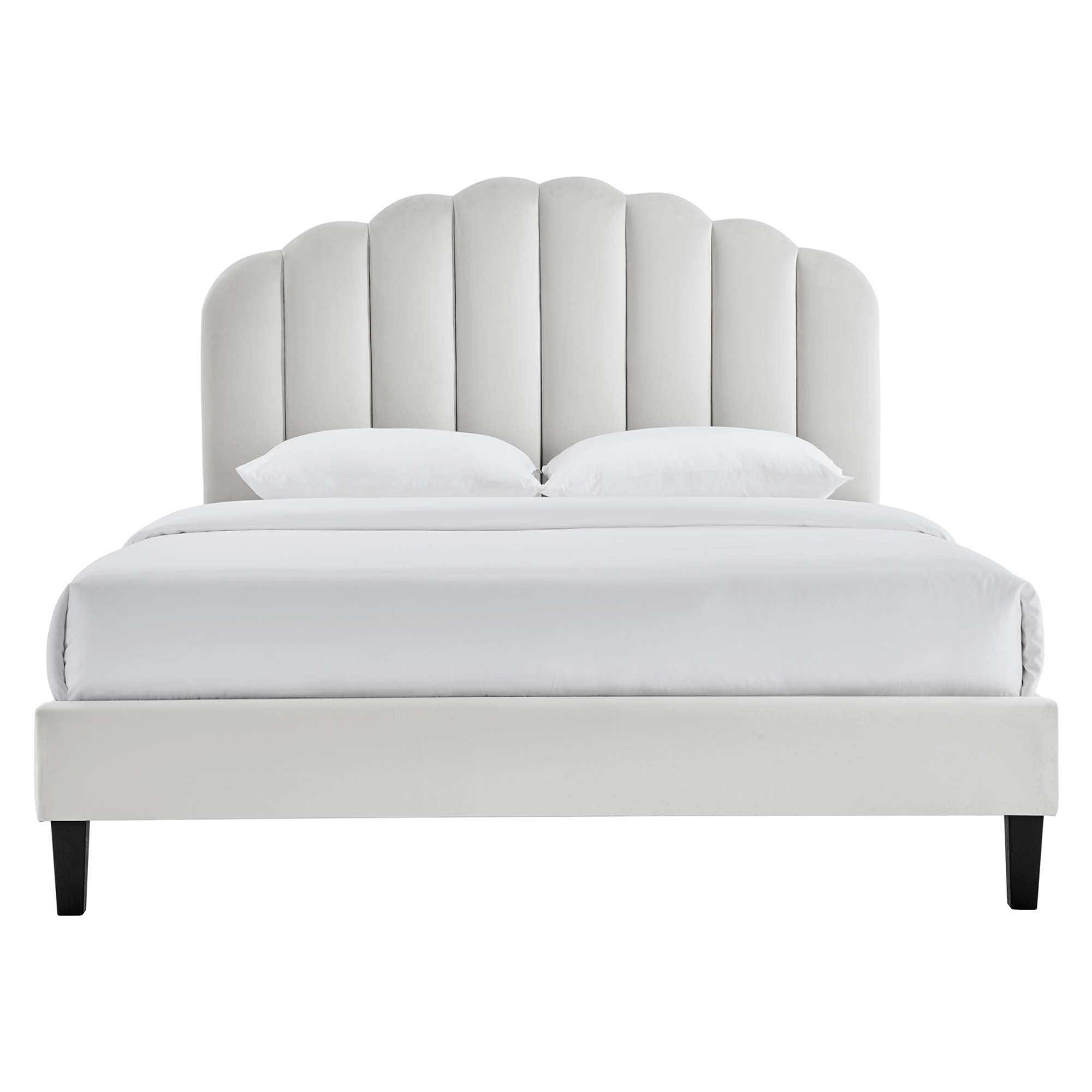 Daisy Performance Velvet Platform Bed