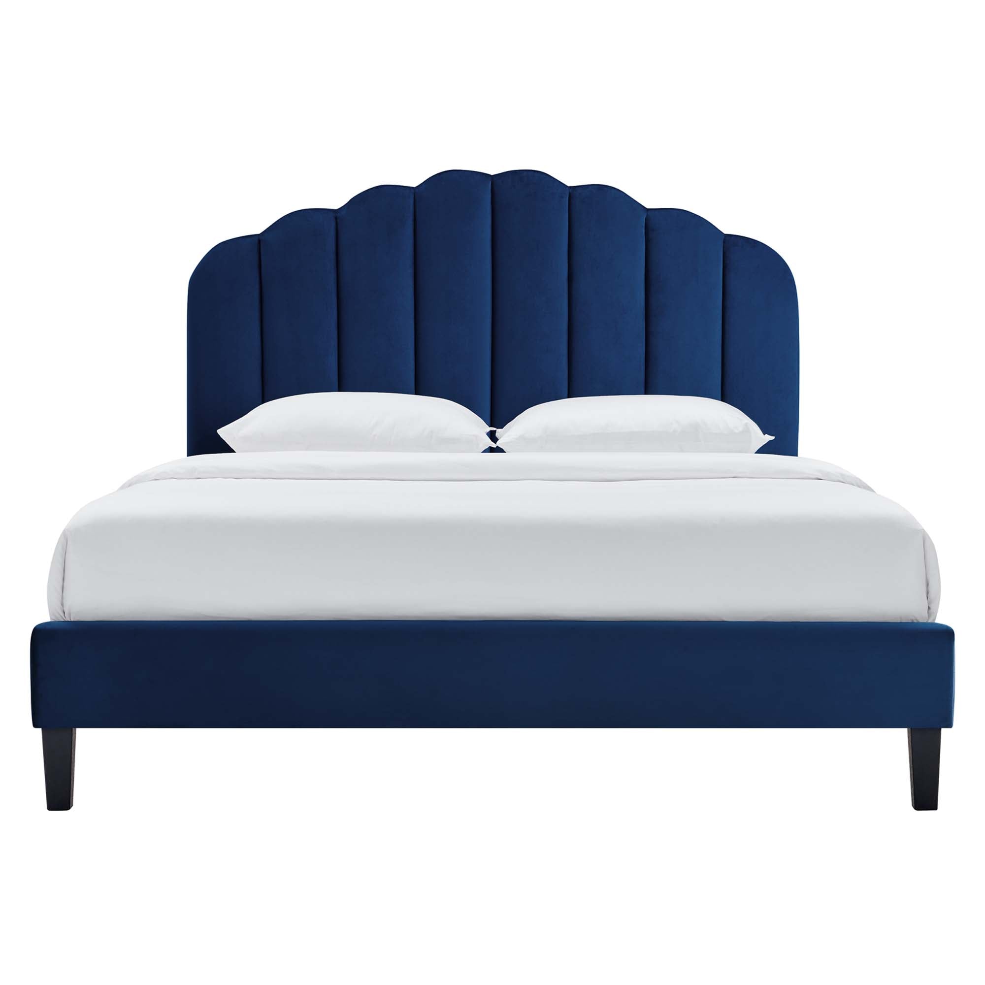 Daisy Performance Velvet Platform Bed
