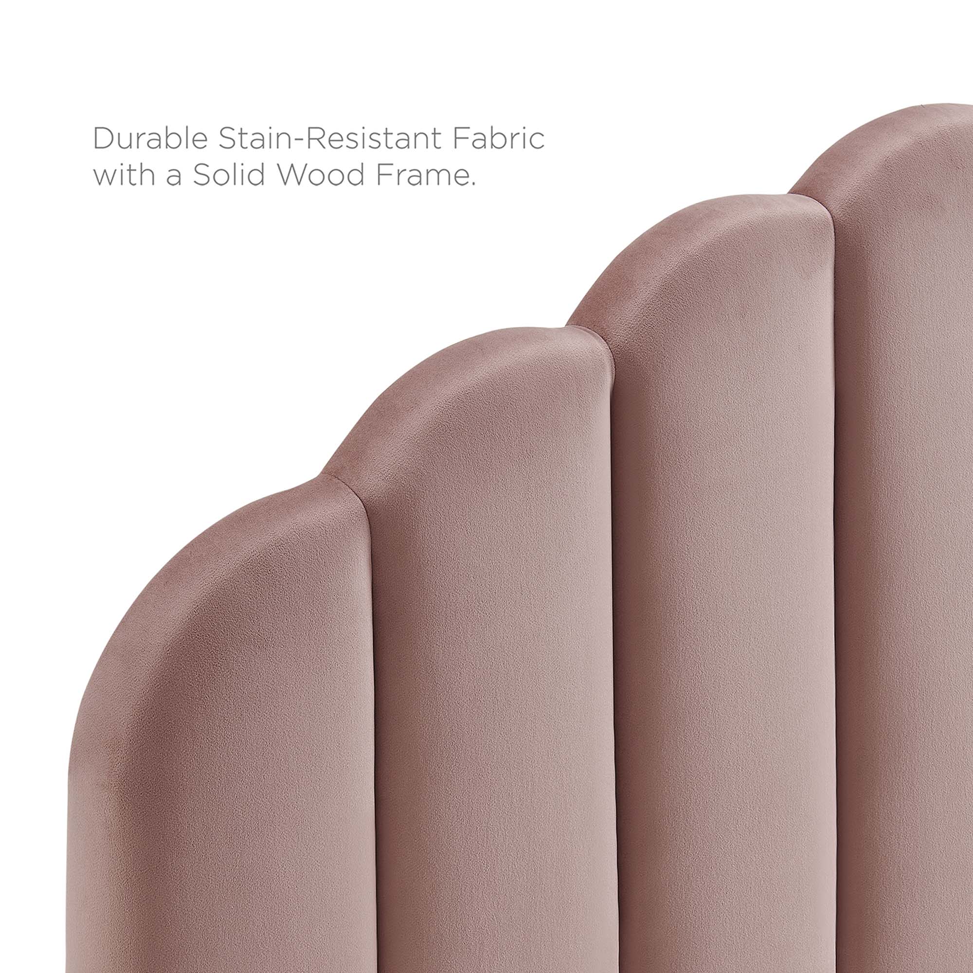 Daisy Performance Velvet Platform Bed