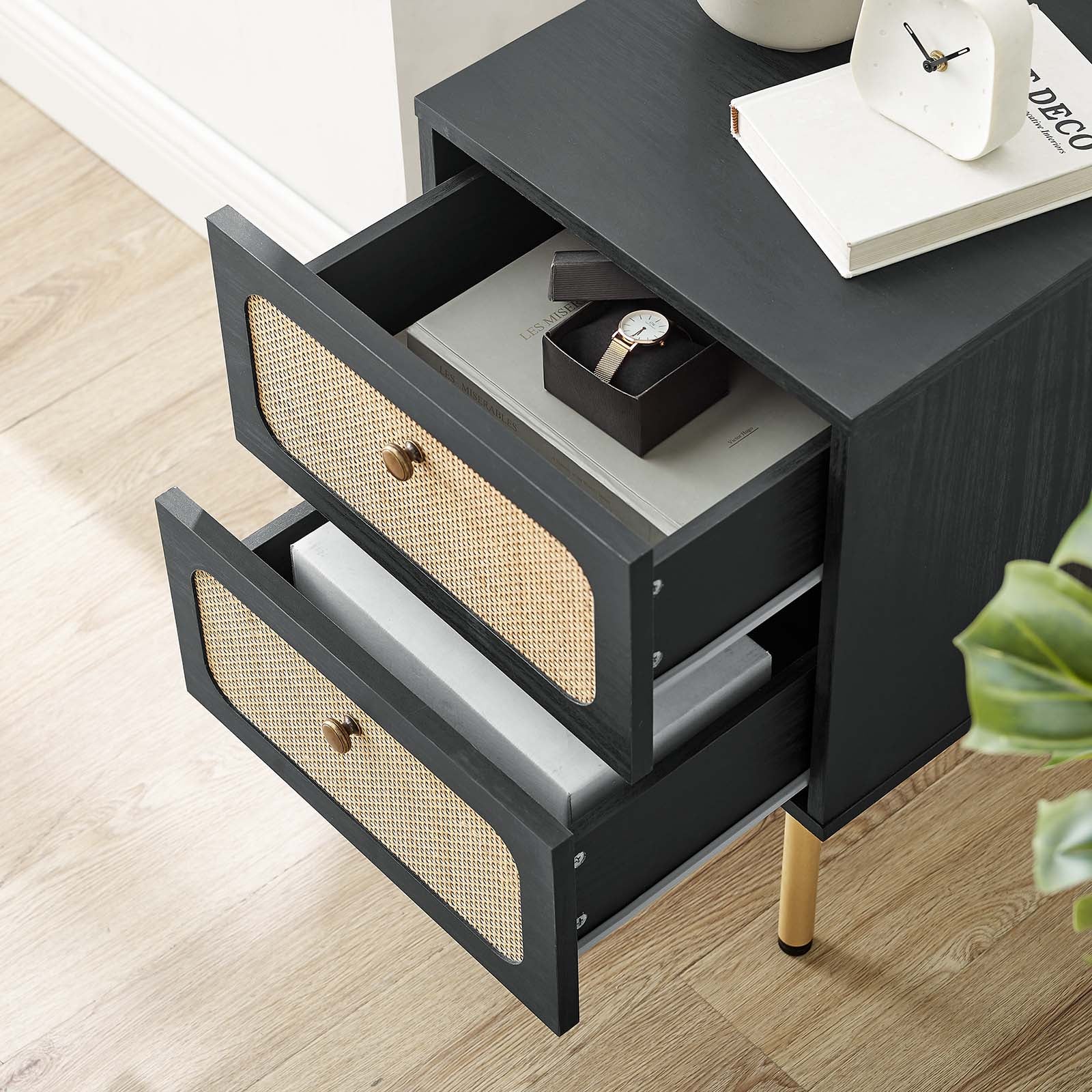 Chaucer 2-Drawer Nightstand-Nightstand-Modway-Wall2Wall Furnishings