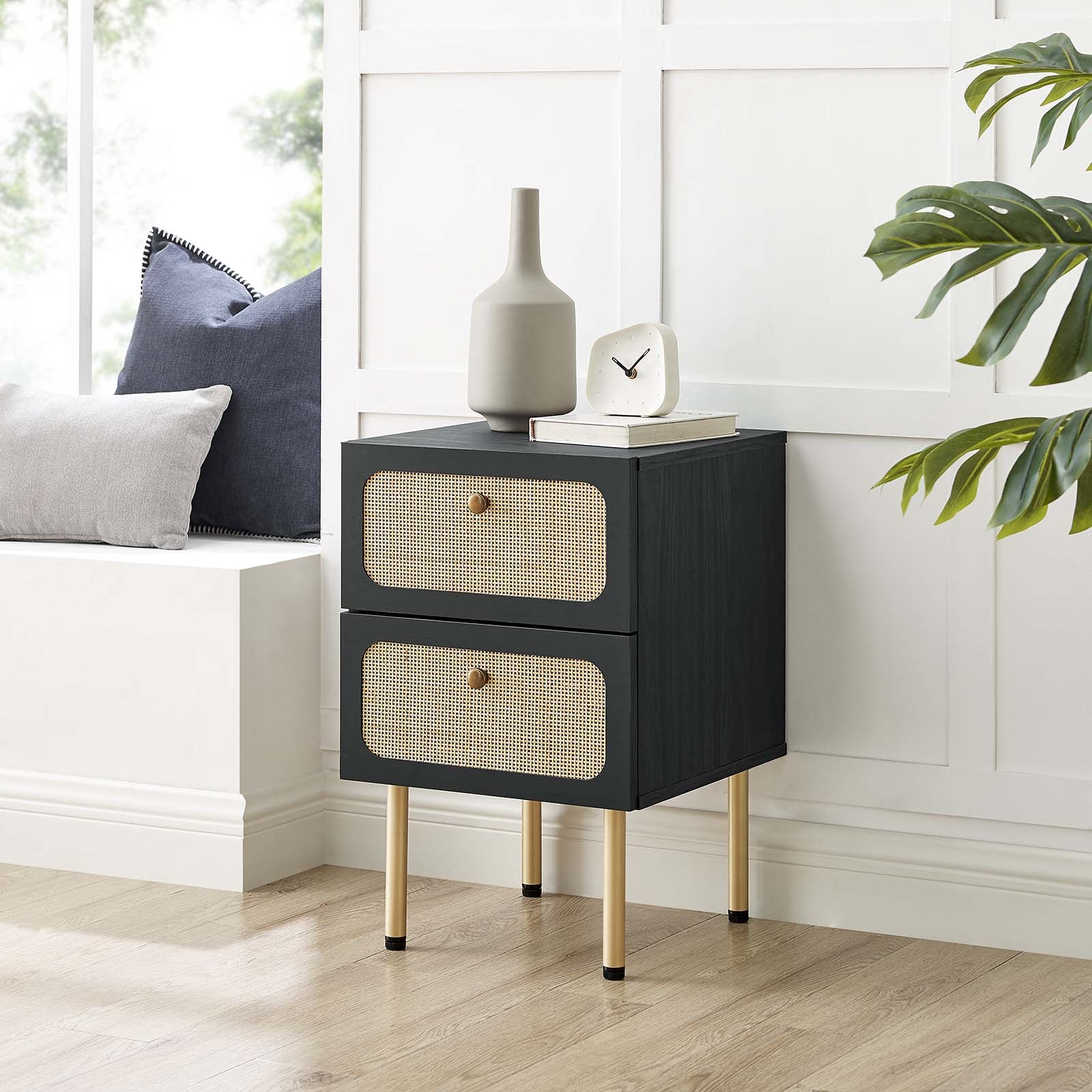 Chaucer 2-Drawer Nightstand-Nightstand-Modway-Wall2Wall Furnishings