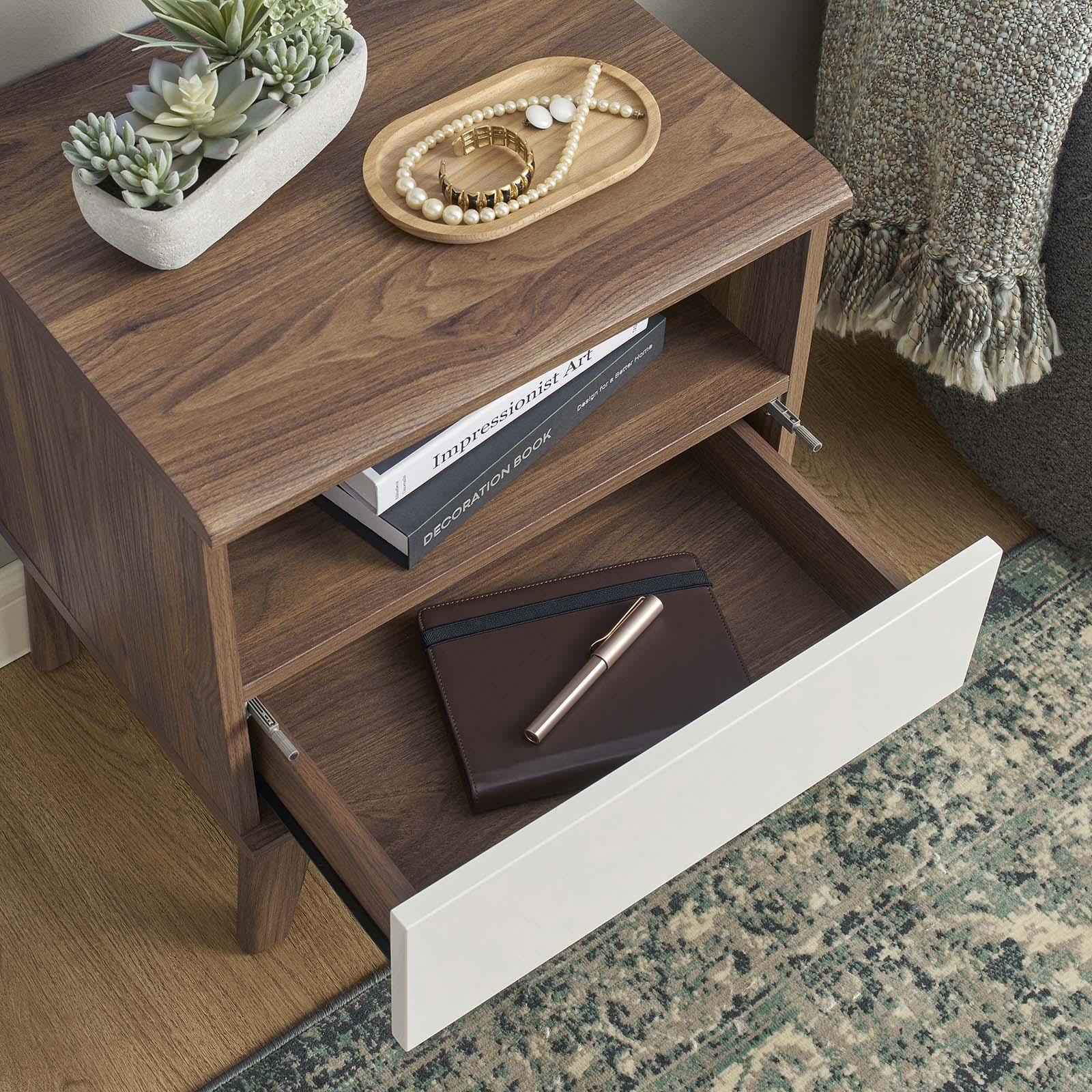 Envision Nightstand-Nightstand-Modway-Wall2Wall Furnishings
