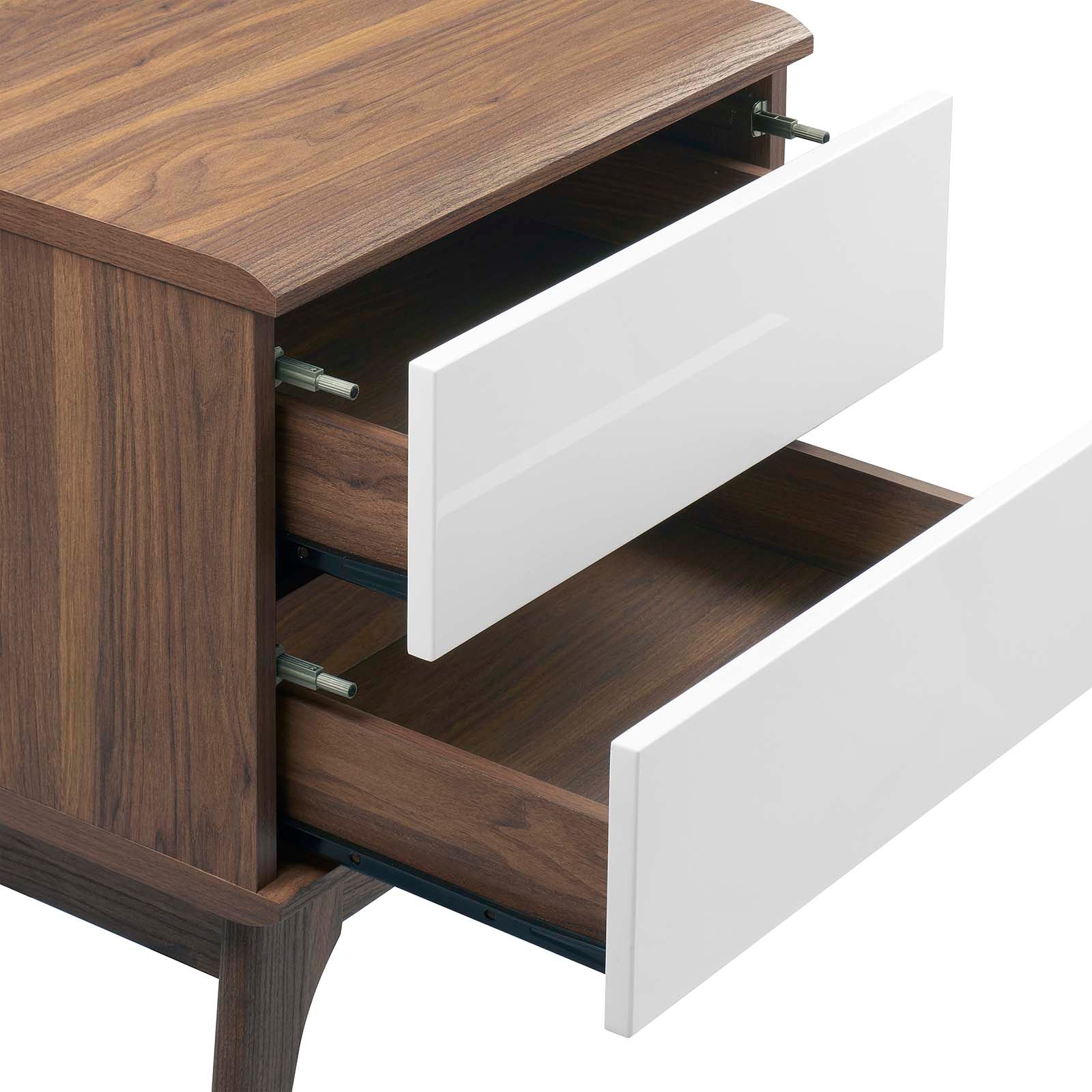 Envision 2-Drawer Nightstand-Nightstand-Modway-Wall2Wall Furnishings