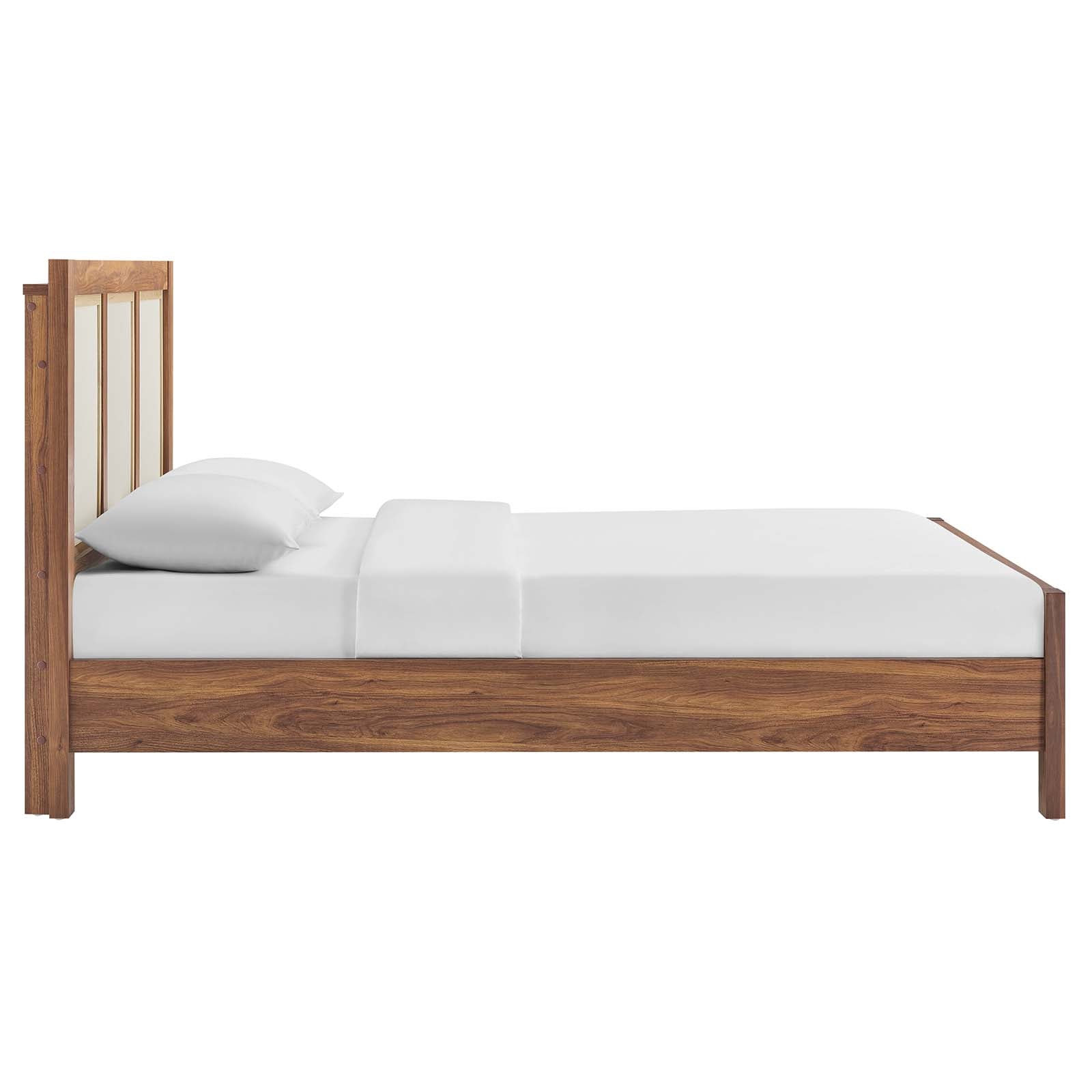 Capri Wood Grain Platform Bed-Bed-Modway-Wall2Wall Furnishings